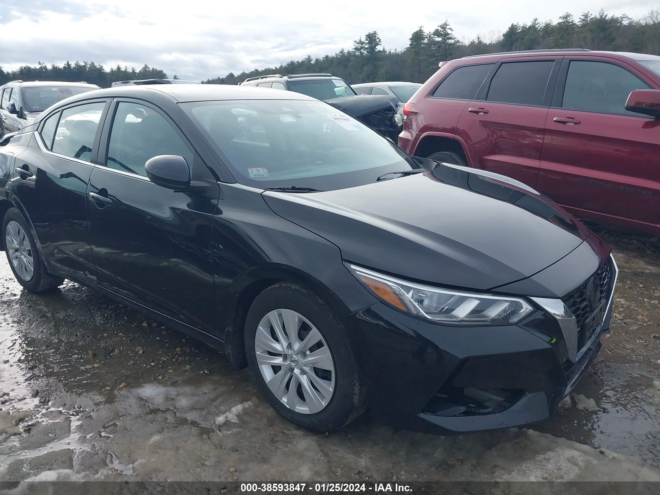 2020 Nissan Sentra S Xtronic Cvt vin: 3N1AB8BV3LY297364