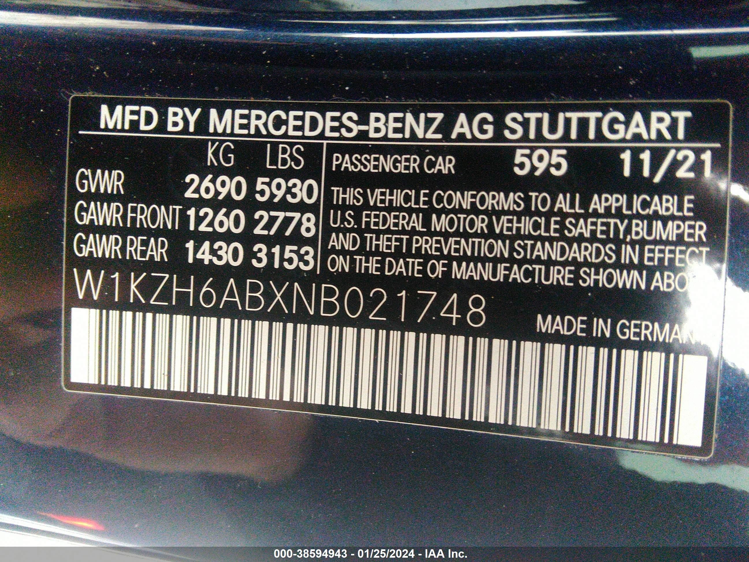 2022 Mercedes-Benz E 450 4Matic All-Terrain vin: W1KZH6ABXNB021748