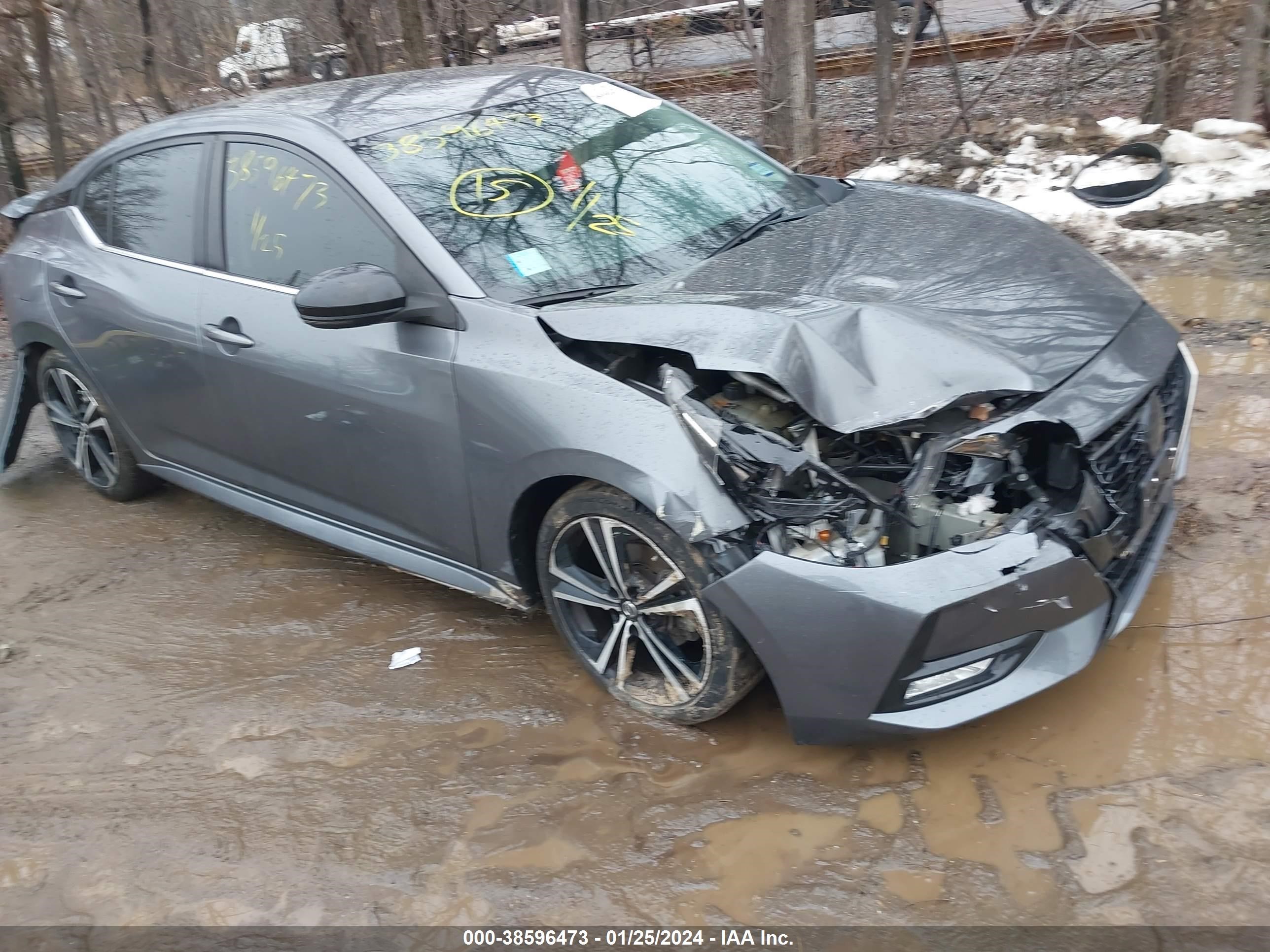 2021 Nissan Sentra Sr Xtronic Cvt vin: 3N1AB8DVXMY234597