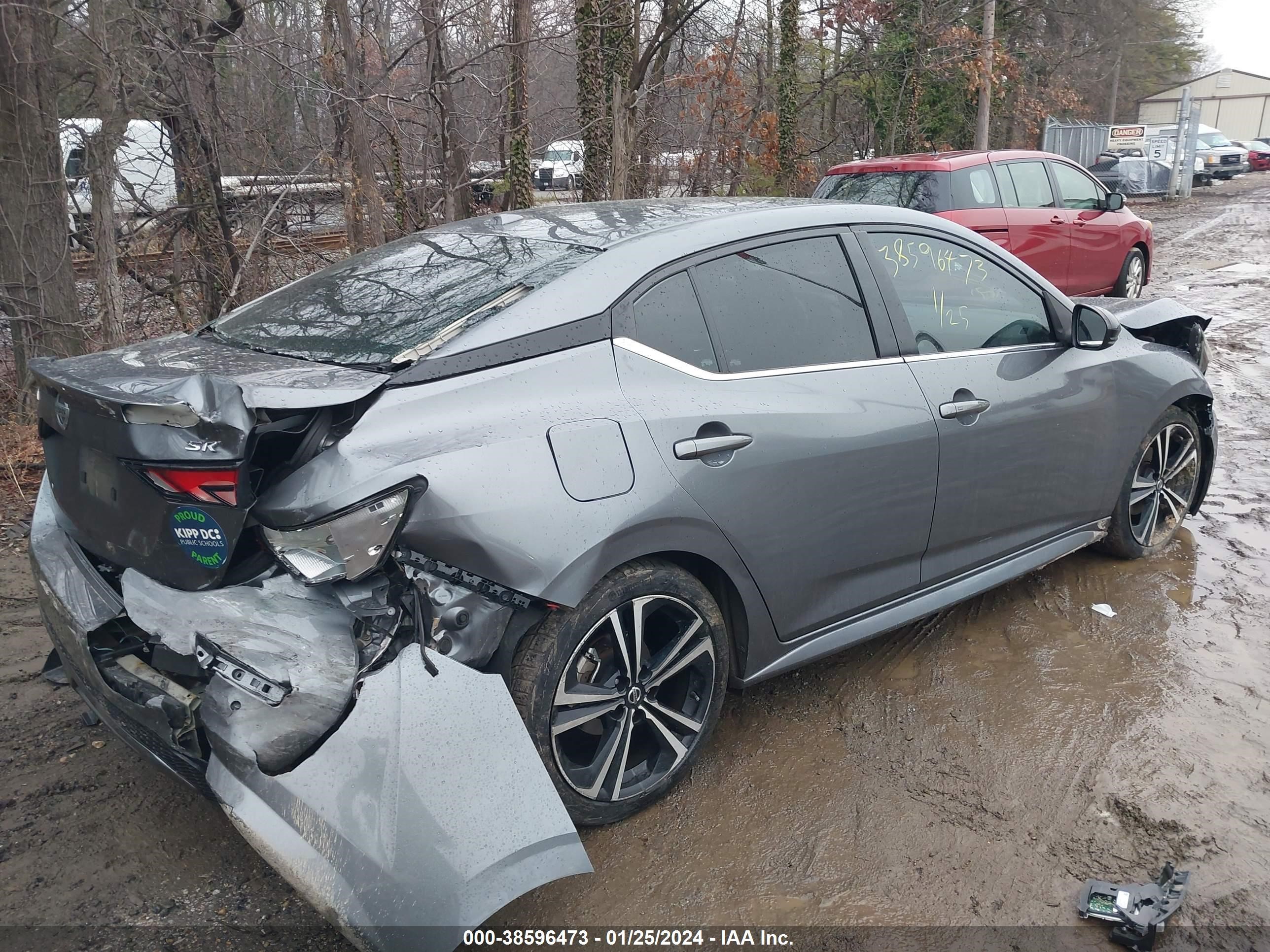 2021 Nissan Sentra Sr Xtronic Cvt vin: 3N1AB8DVXMY234597