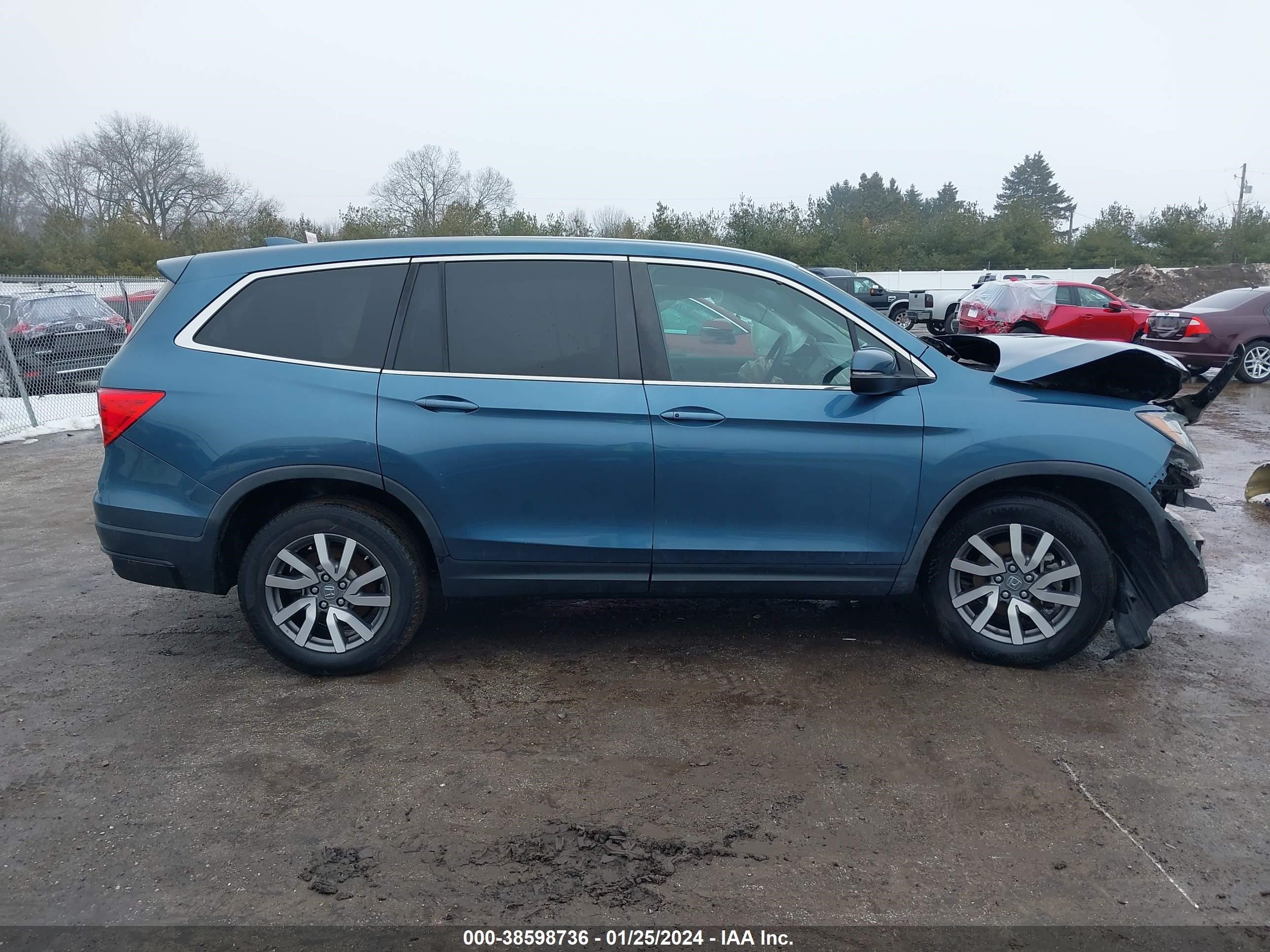 2019 Honda Pilot Ex vin: 5FNYF6H36KB047718