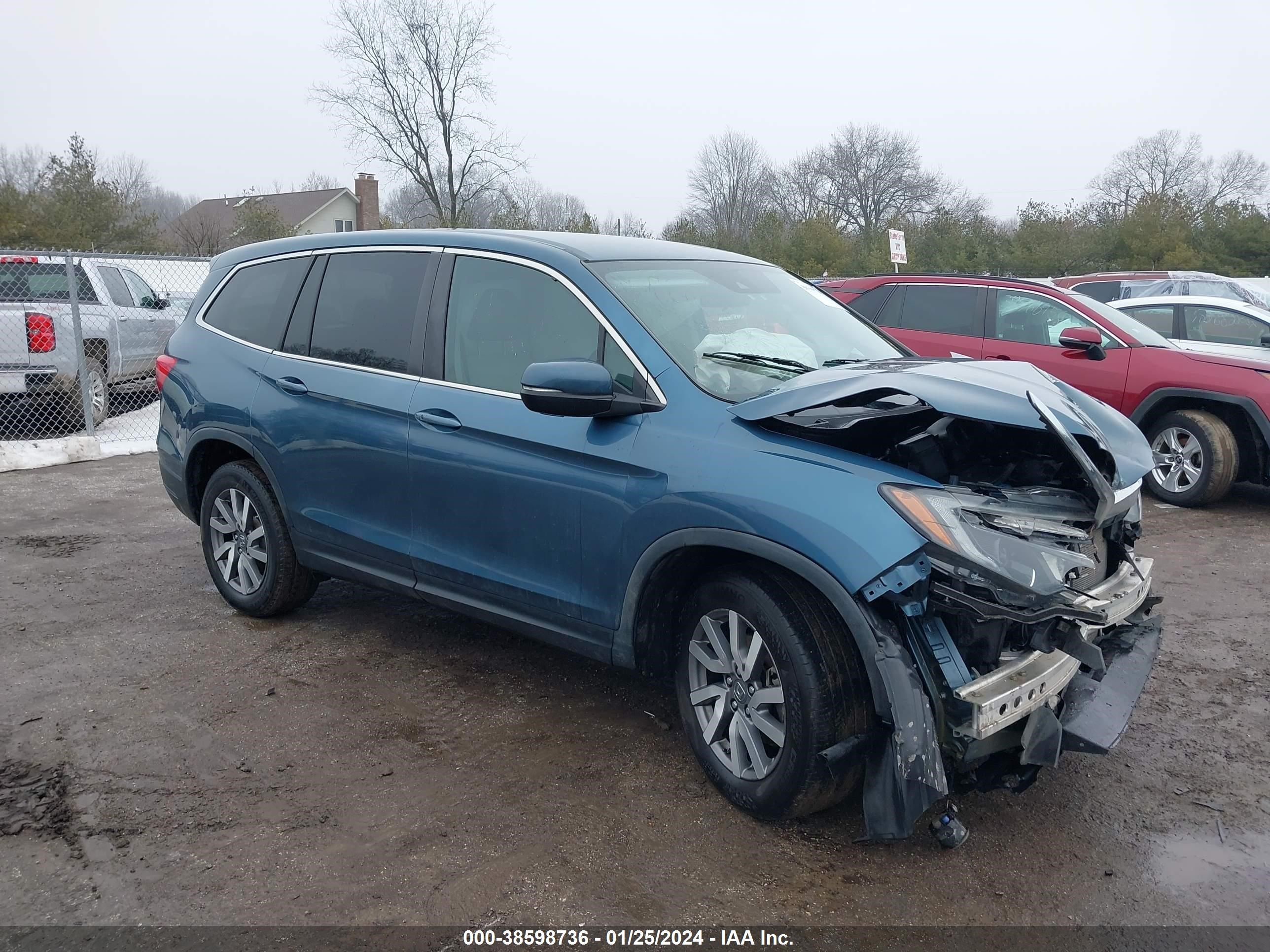 2019 Honda Pilot Ex vin: 5FNYF6H36KB047718