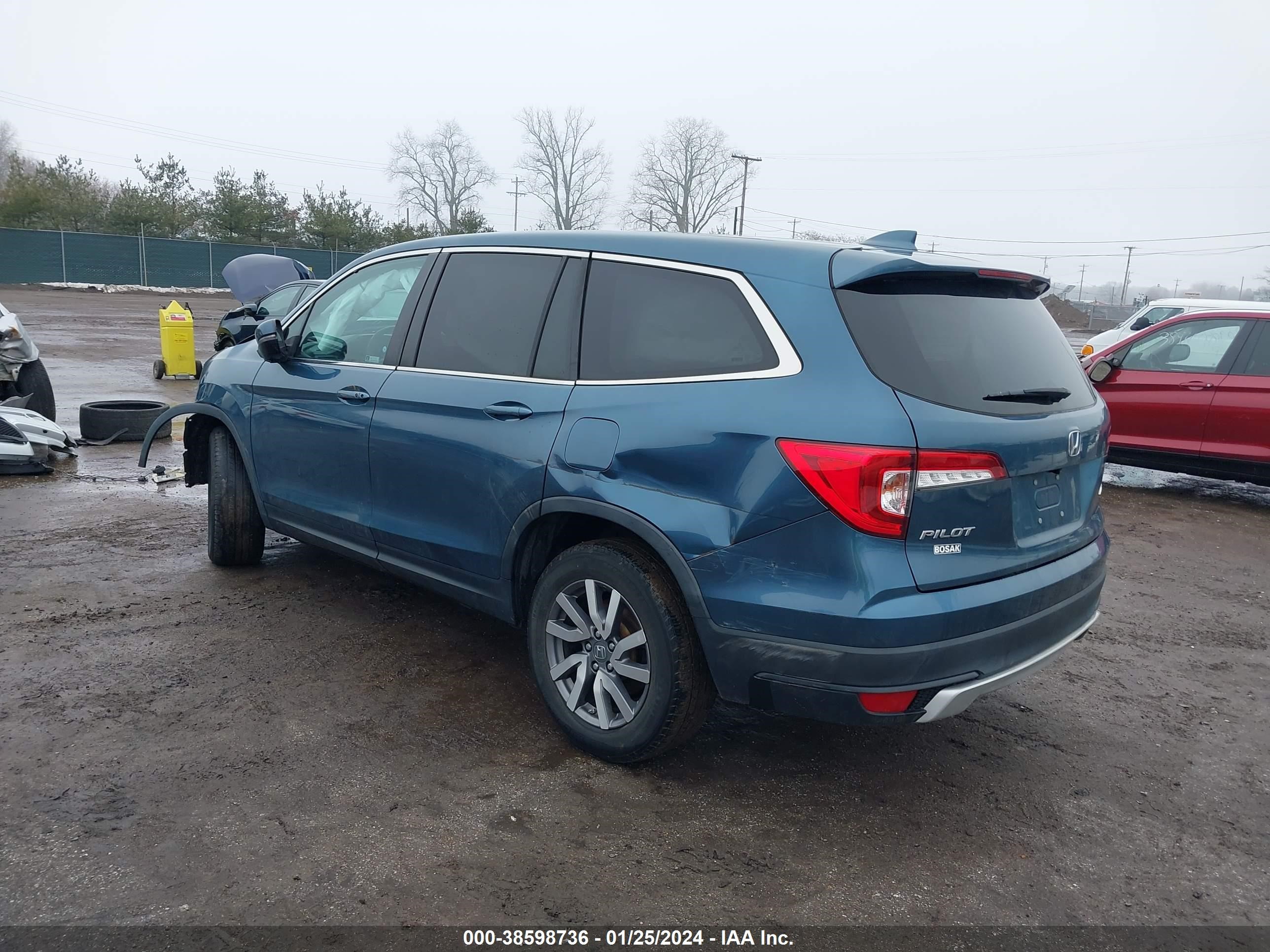 2019 Honda Pilot Ex vin: 5FNYF6H36KB047718