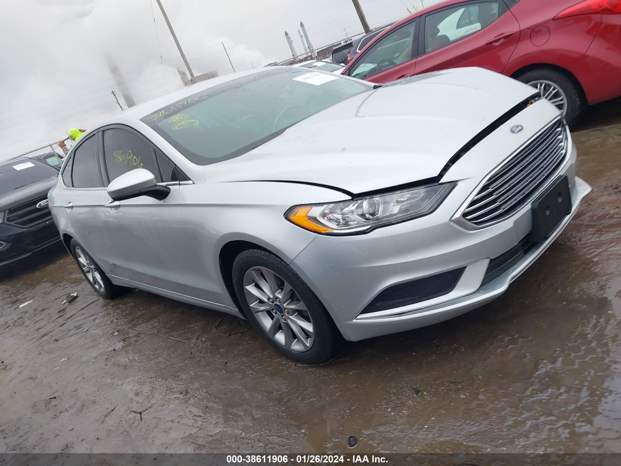 2017 Ford Fusion Se vin: 3FA6P0H74HR164893