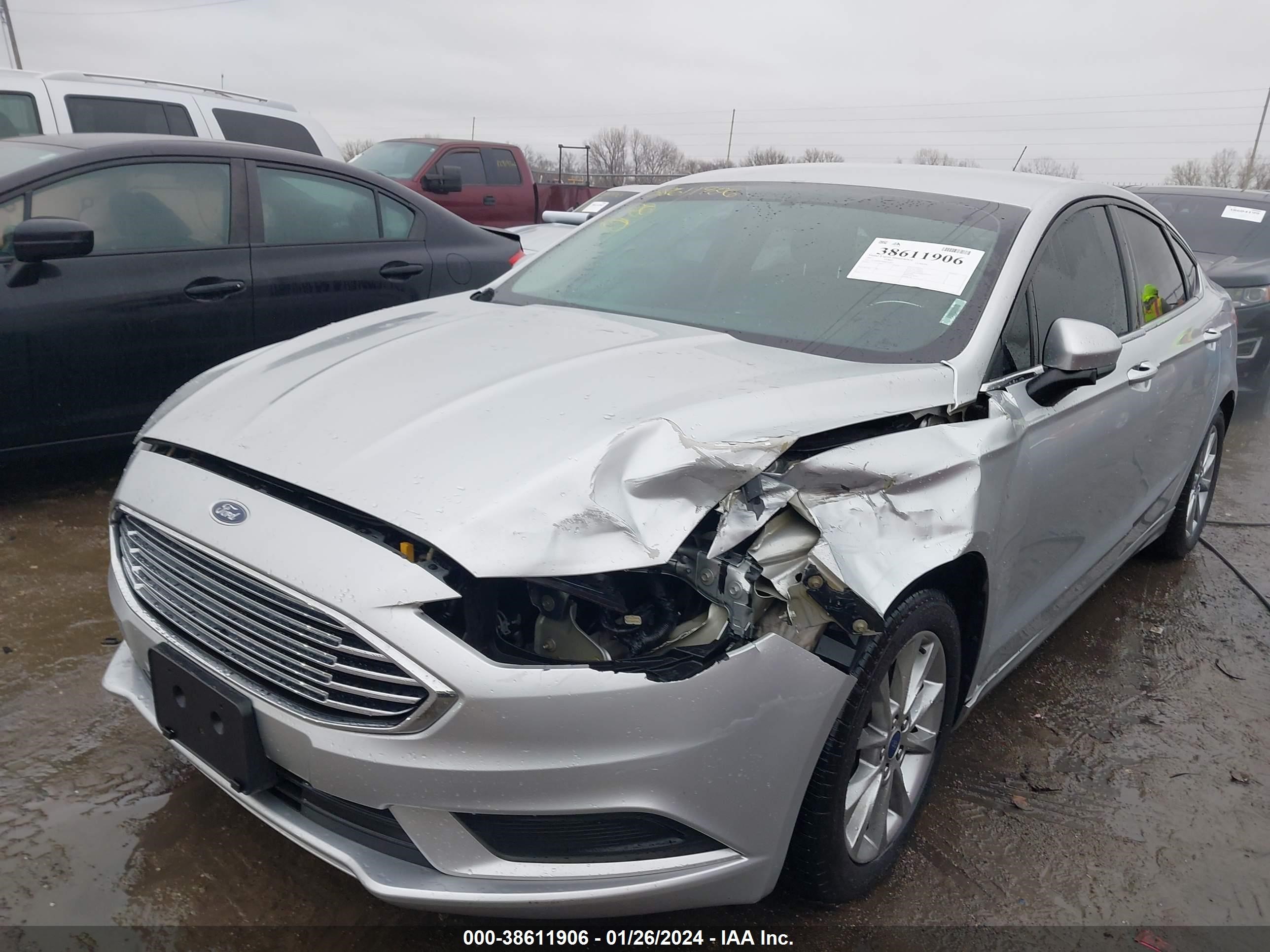 2017 Ford Fusion Se vin: 3FA6P0H74HR164893