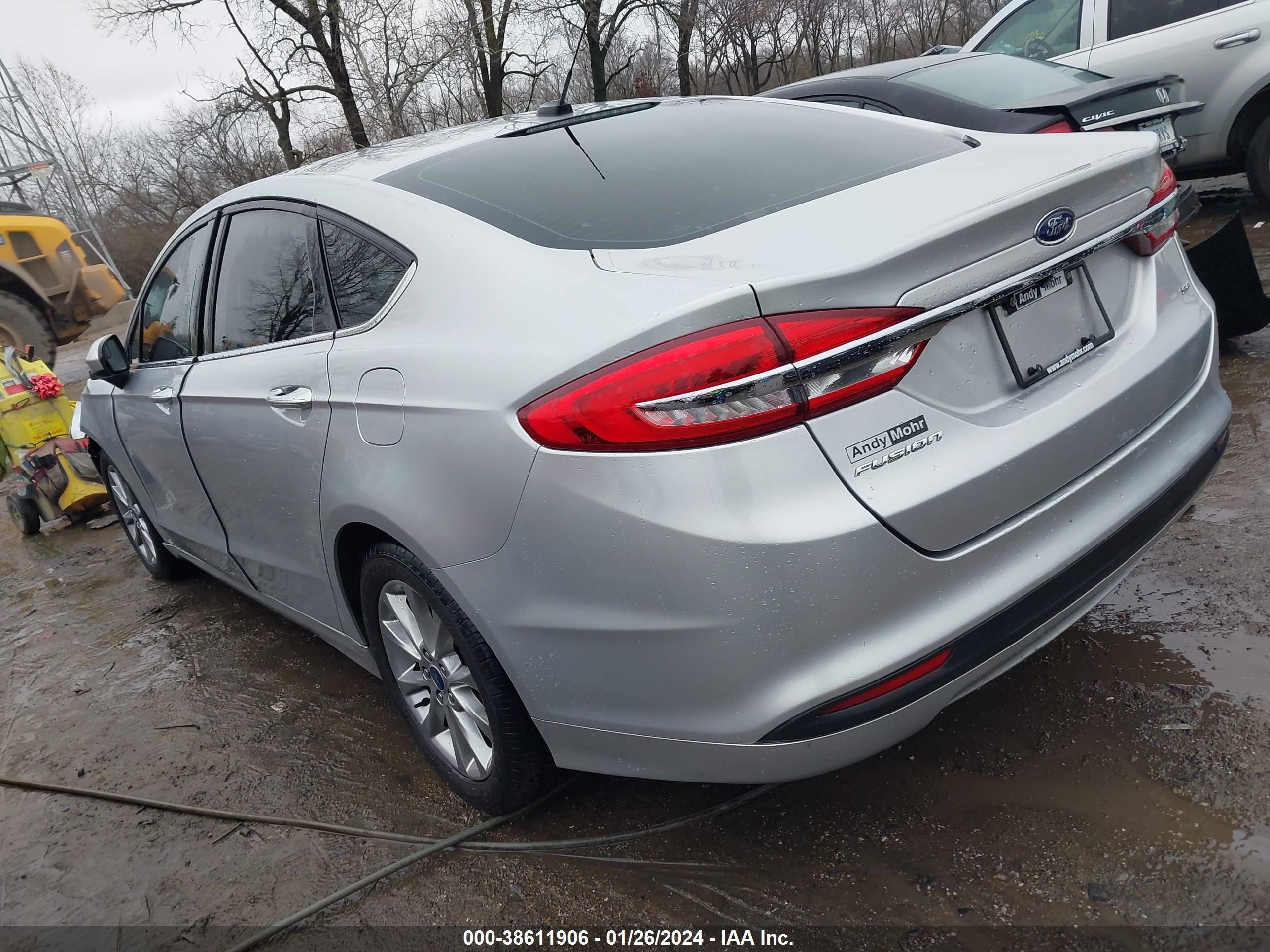 2017 Ford Fusion Se vin: 3FA6P0H74HR164893