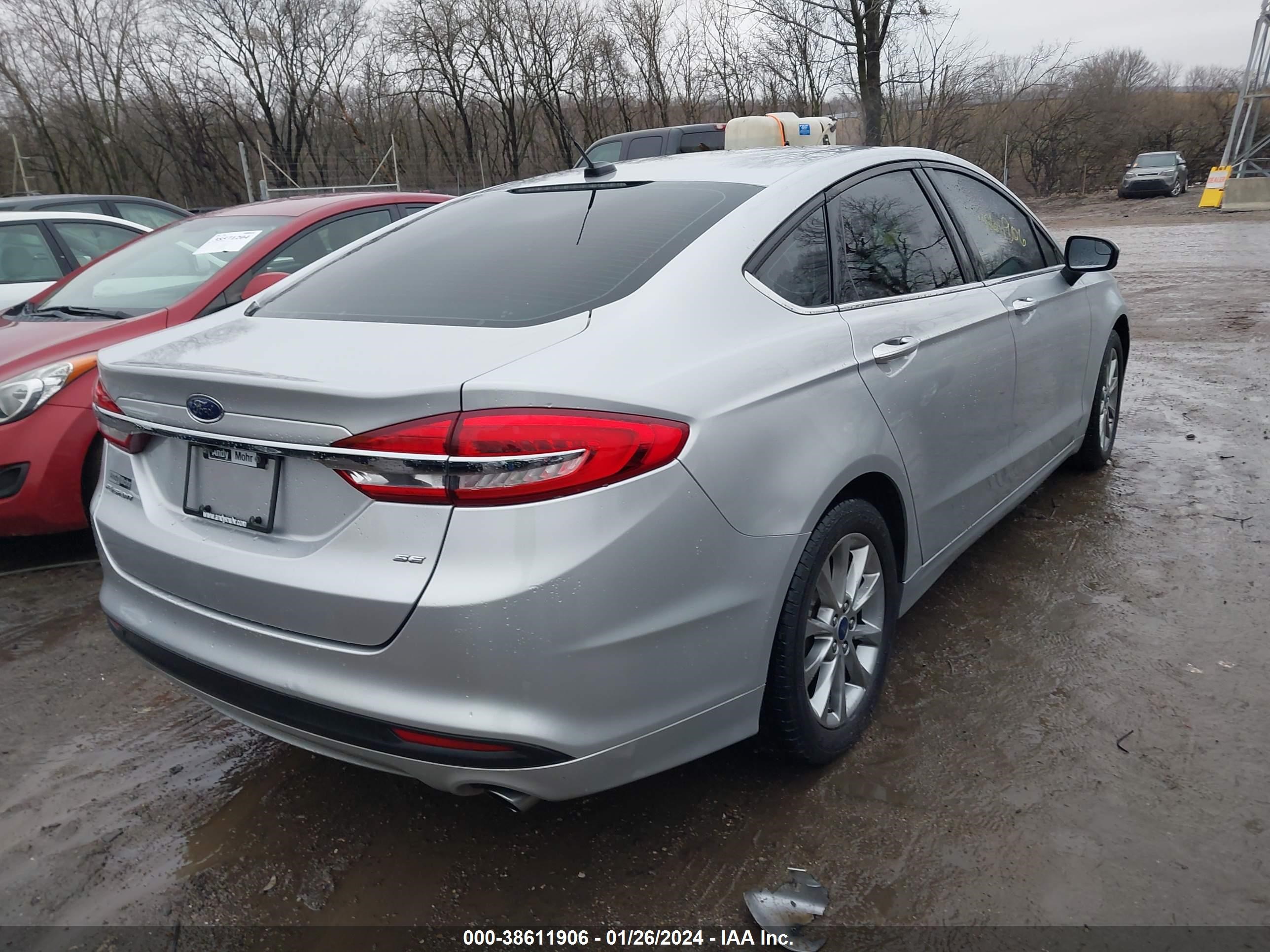 2017 Ford Fusion Se vin: 3FA6P0H74HR164893