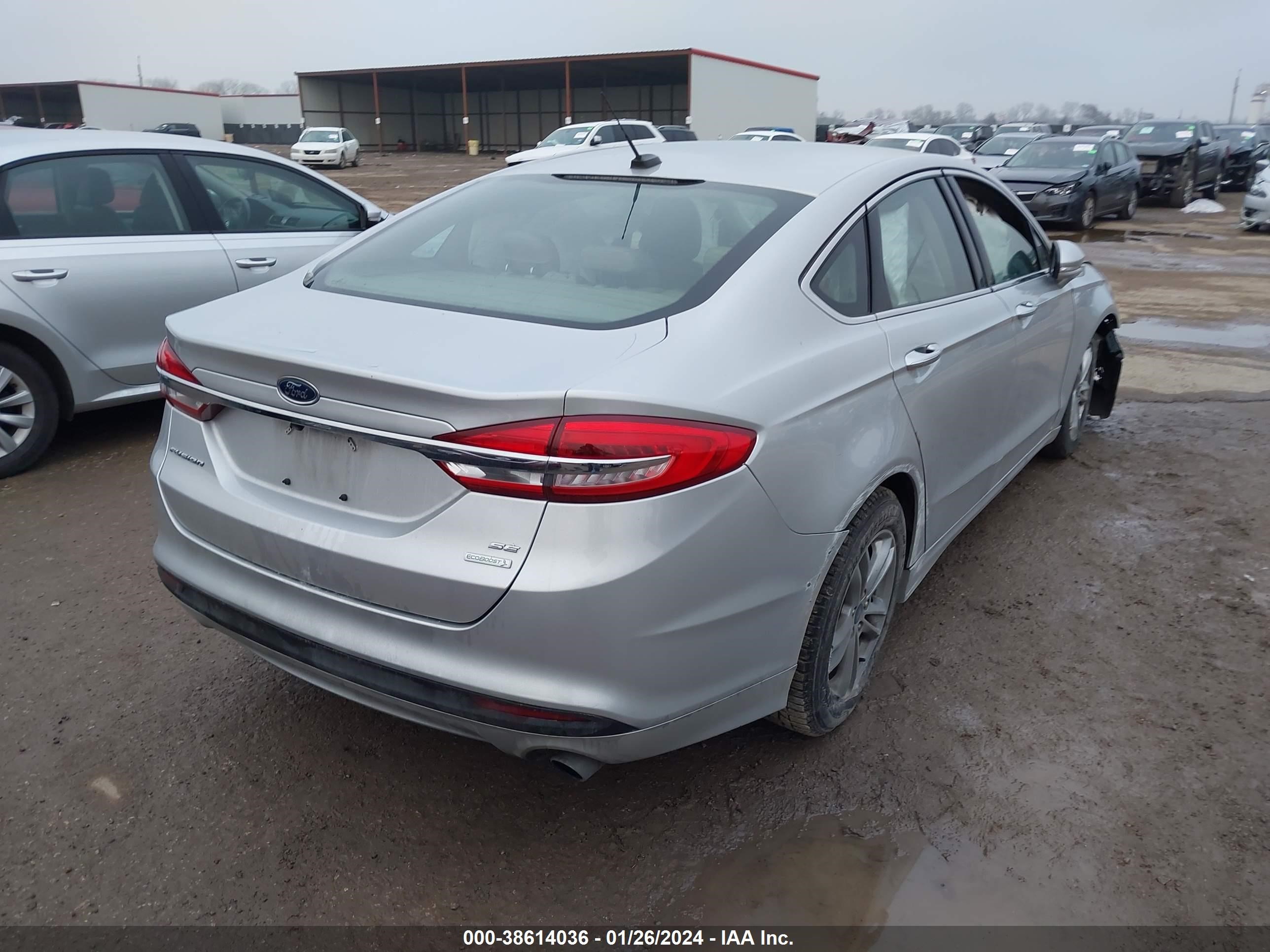 2018 Ford Fusion Se vin: 3FA6P0HD2JR194924