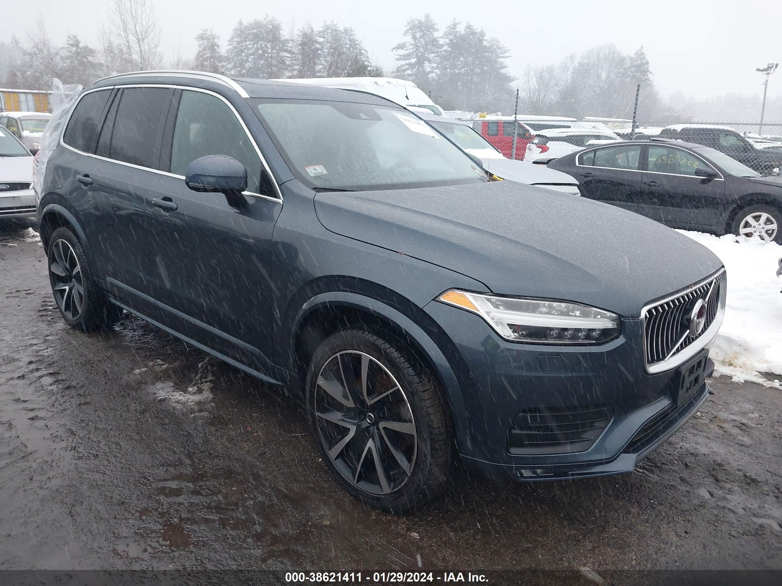 2022 Volvo Xc90 T6 Momentum 7 Passenger vin: YV4A22PK0N1861646