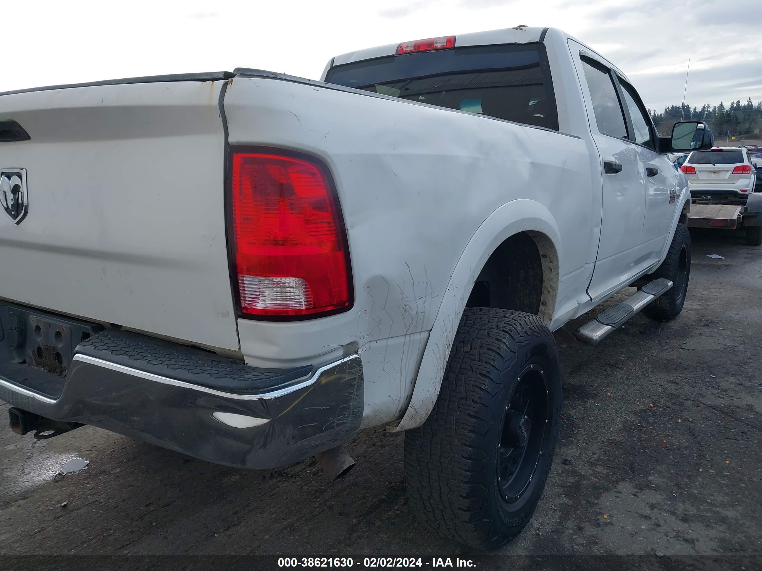 2012 Ram 2500 Slt vin: 3C6TD5DT5CG176472