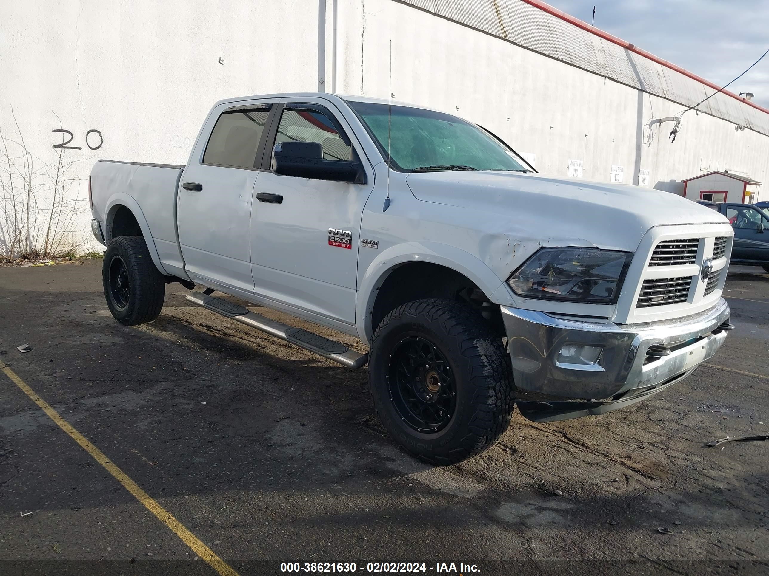 2012 Ram 2500 Slt vin: 3C6TD5DT5CG176472