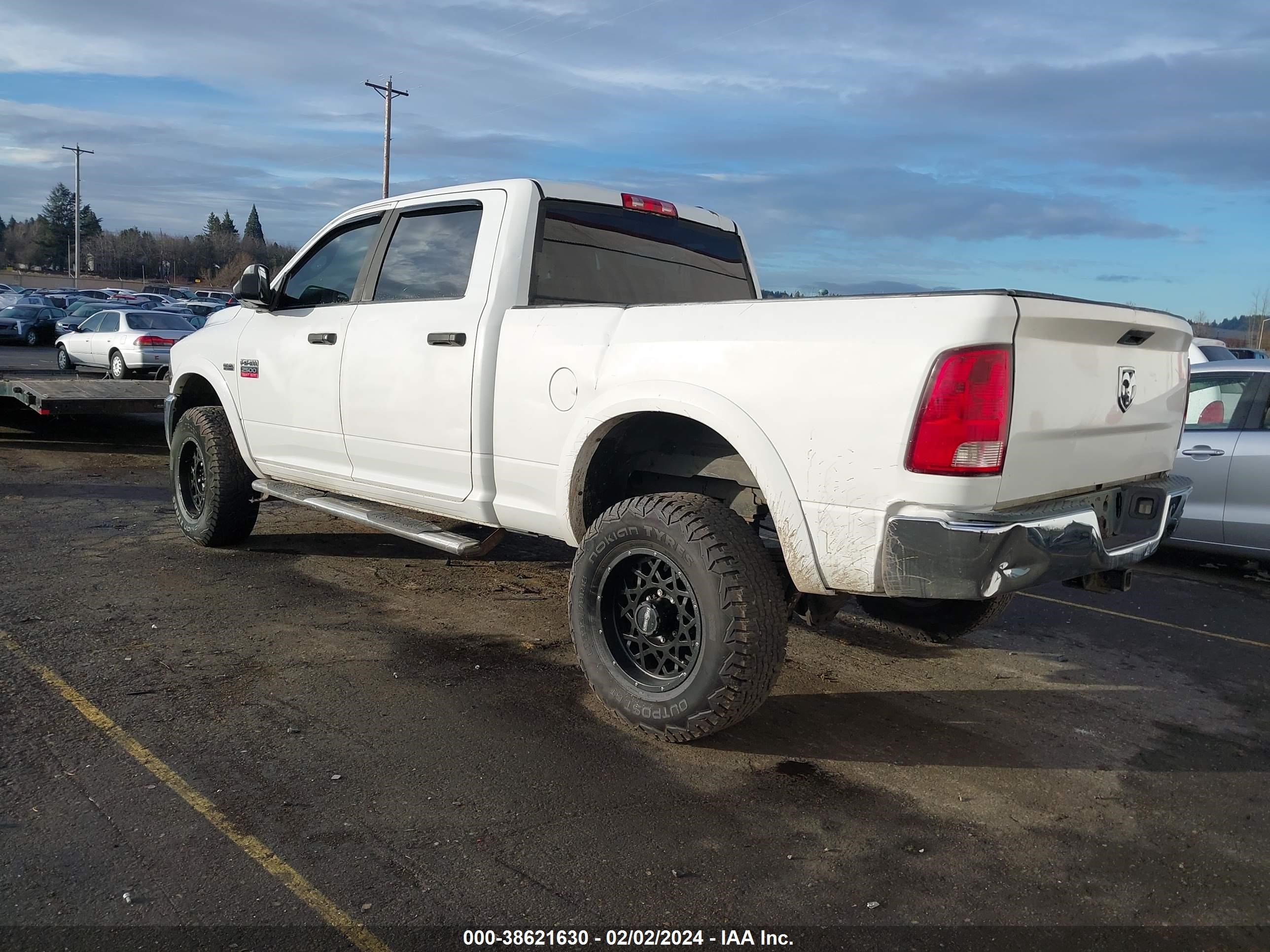 2012 Ram 2500 Slt vin: 3C6TD5DT5CG176472