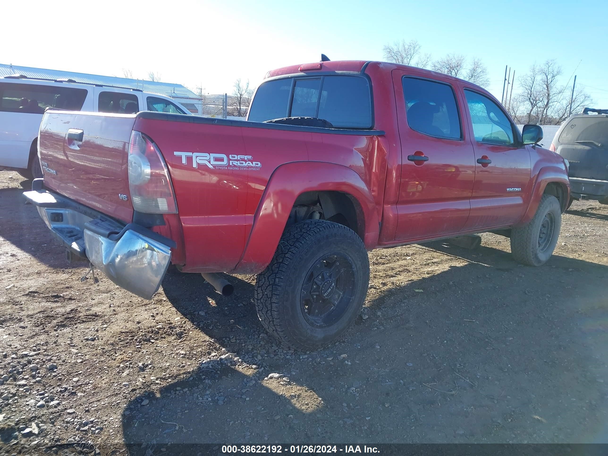 2012 Toyota Tacoma Base V6 vin: 3TMLU4ENXCM087047