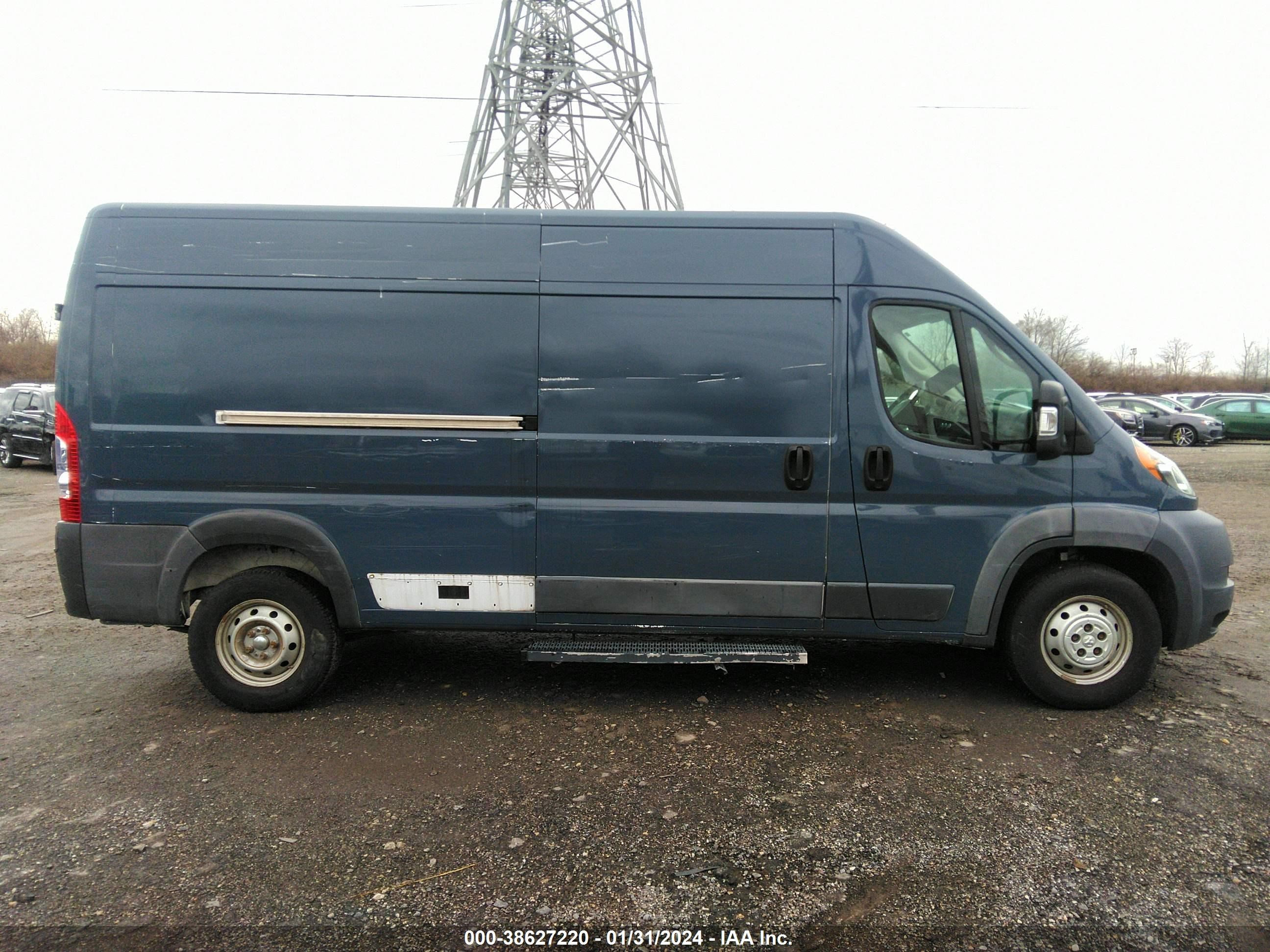 2018 Ram Promaster 2500 High Roof 159 Wb vin: 3C6TRVDGXJE160913