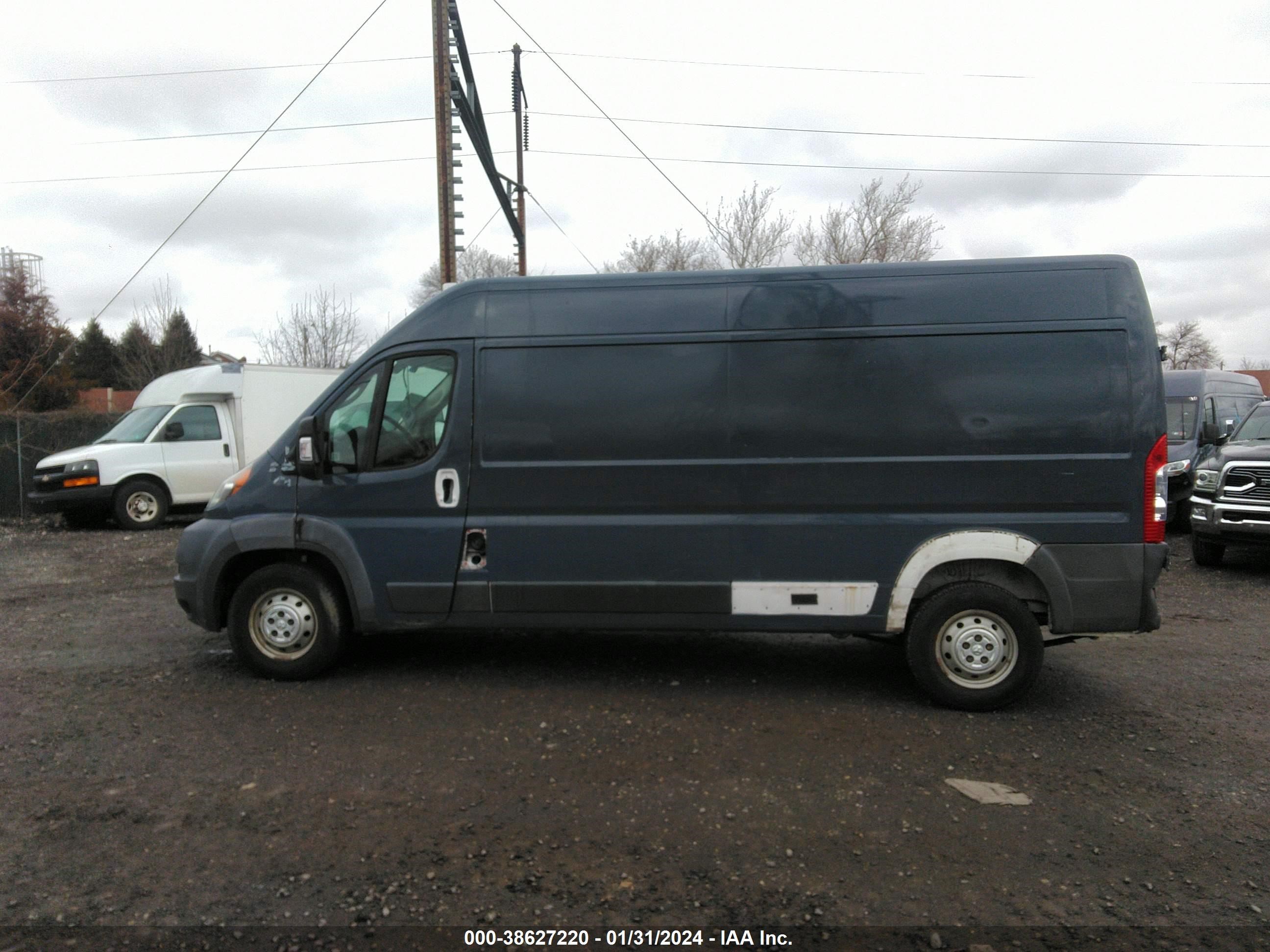 2018 Ram Promaster 2500 High Roof 159 Wb vin: 3C6TRVDGXJE160913