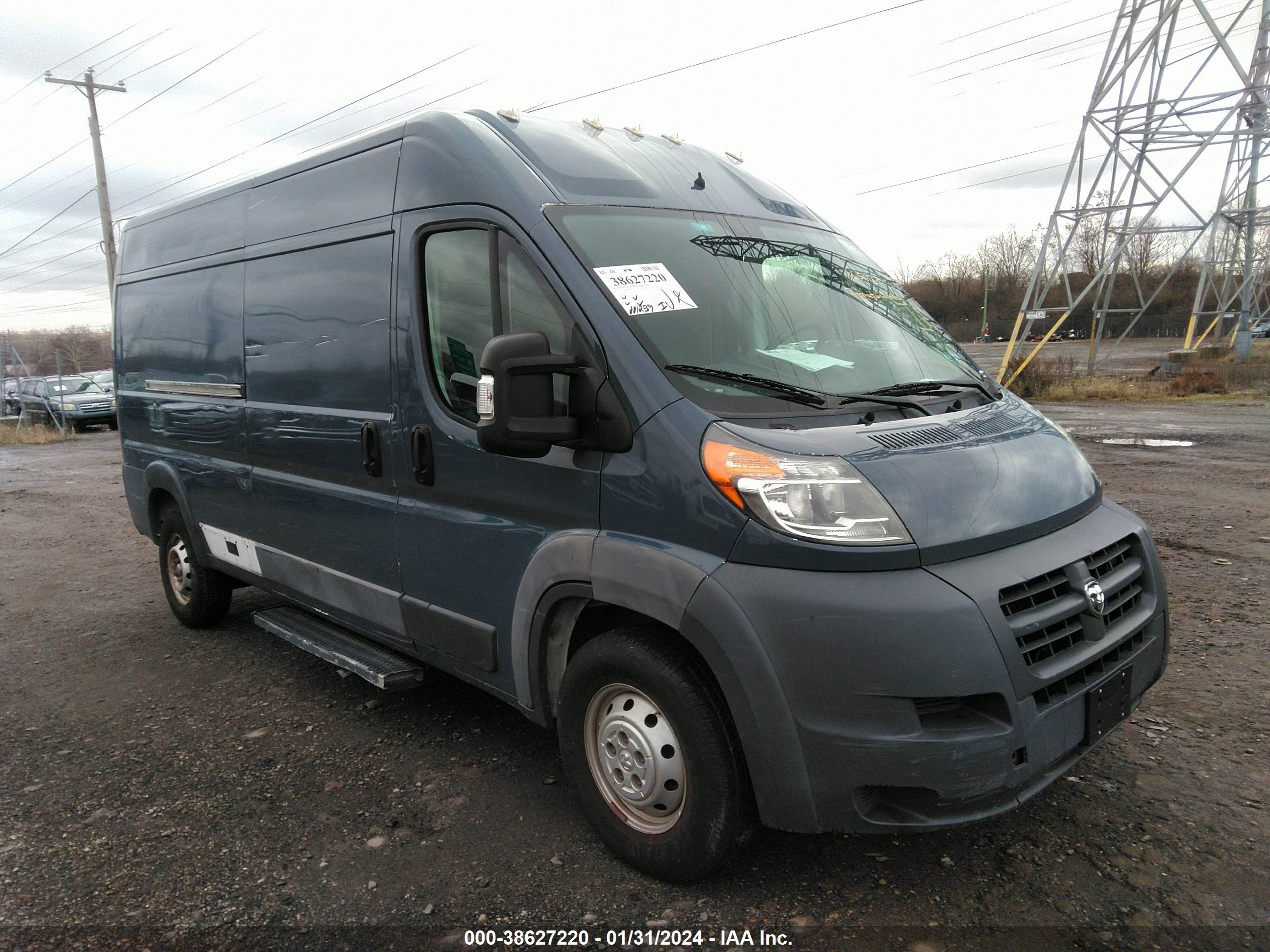 2018 Ram Promaster 2500 High Roof 159 Wb vin: 3C6TRVDGXJE160913