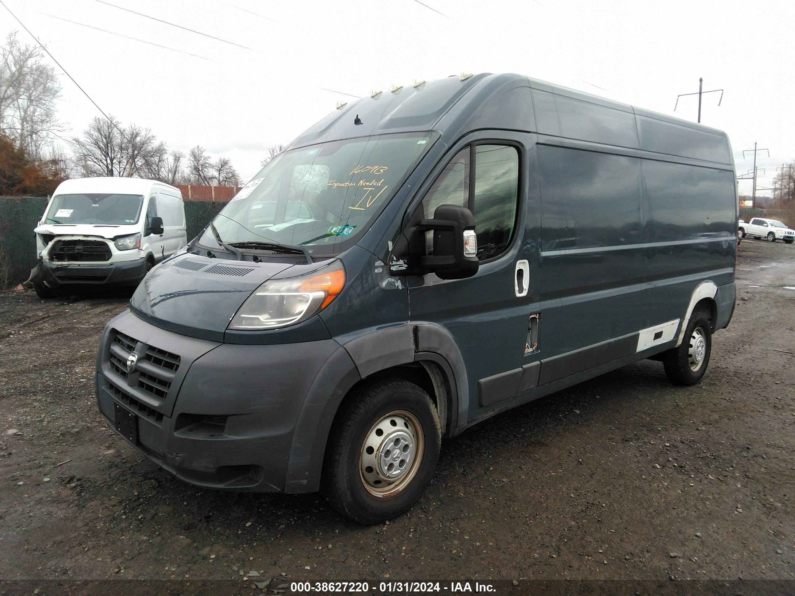 2018 Ram Promaster 2500 High Roof 159 Wb vin: 3C6TRVDGXJE160913