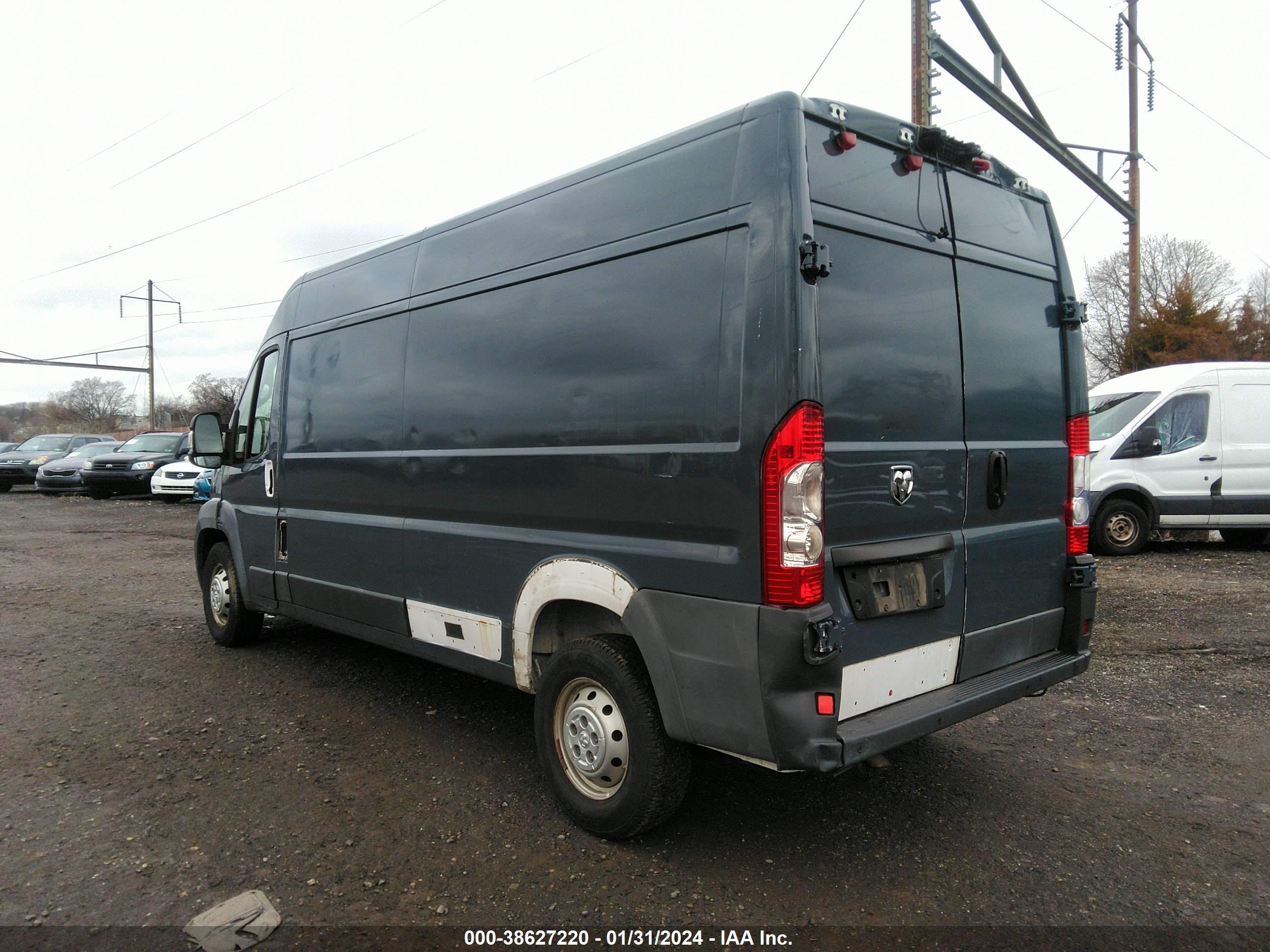 2018 Ram Promaster 2500 High Roof 159 Wb vin: 3C6TRVDGXJE160913