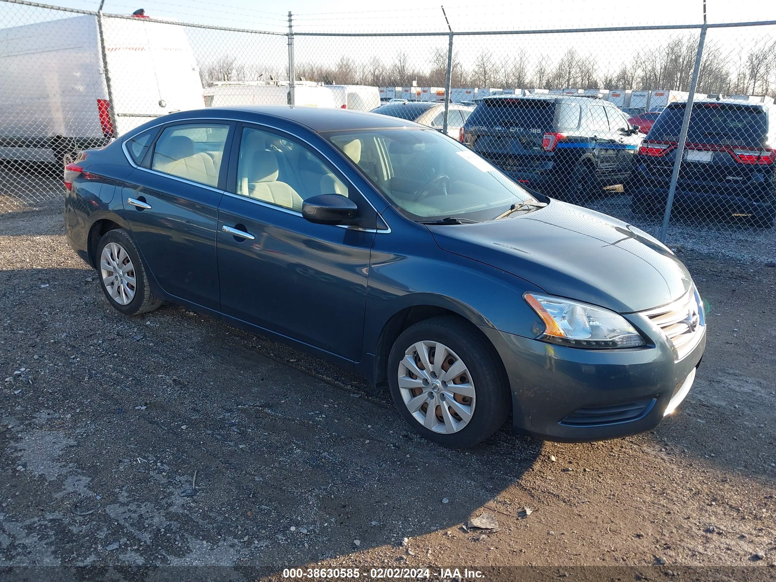 2013 Nissan Sentra Sv vin: 3N1AB7AP9DL670953