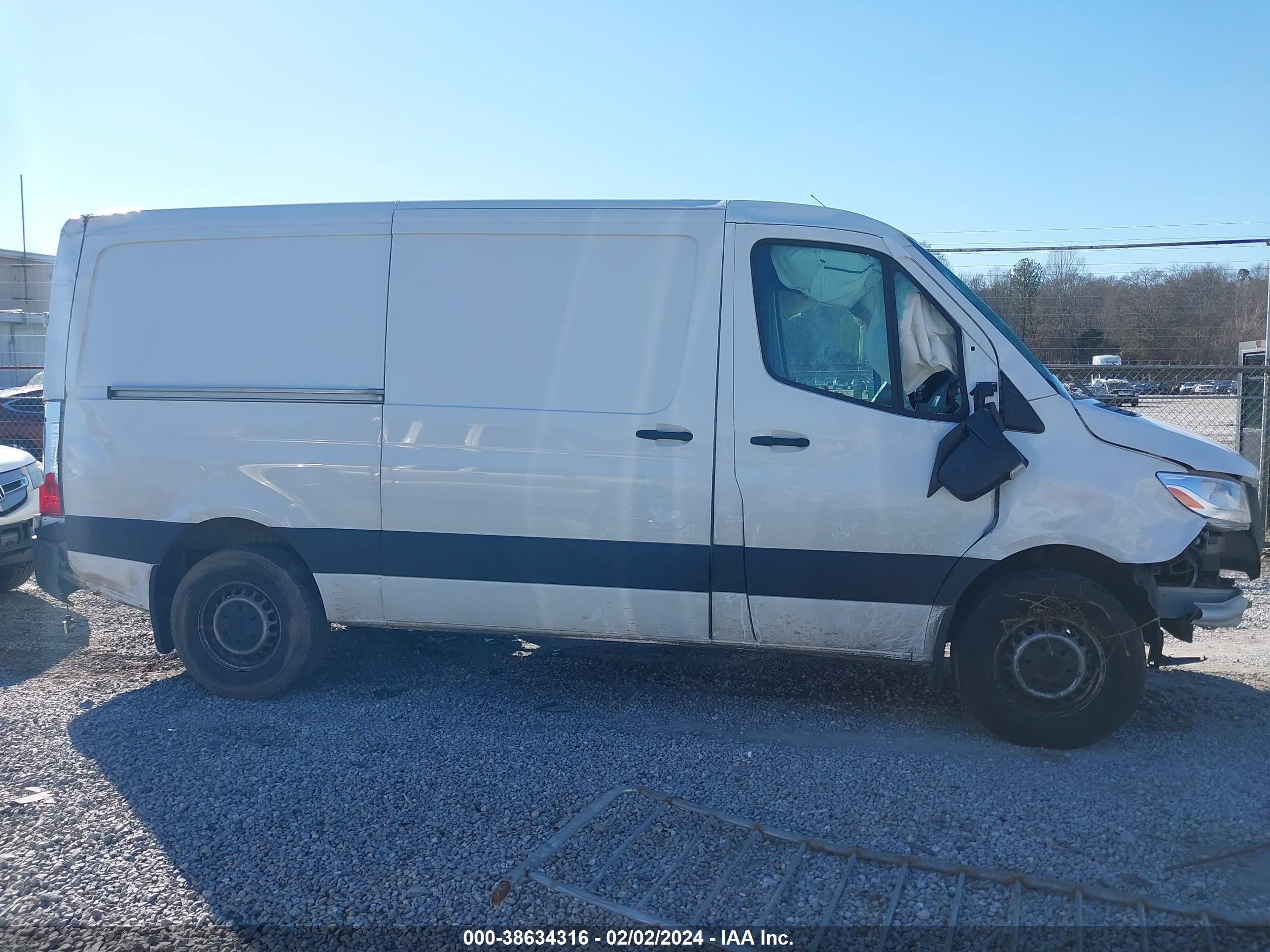 2022 Mercedes-Benz Sprinter 1500 Standard Roof I4 vin: W1Y70BGYXNT087560