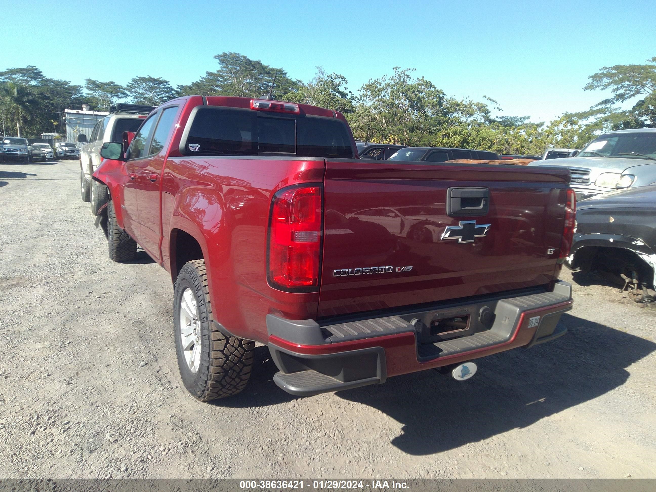 2020 Chevrolet Colorado 2Wd Long Box Lt vin: 1GCGSCEN1L1200558