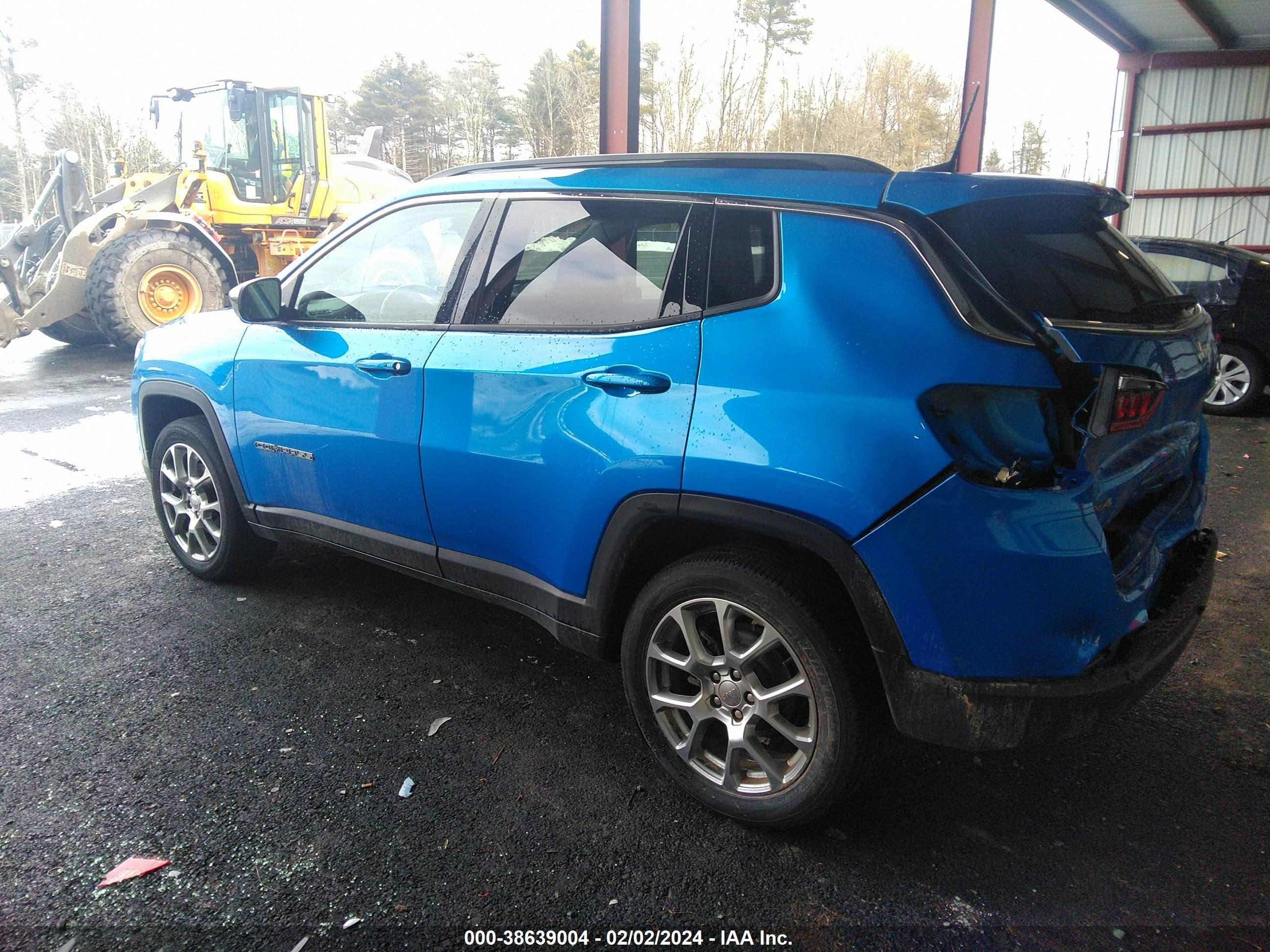 2022 Jeep Compass Latitude Lux 4X4 vin: 3C4NJDFB8NT152394