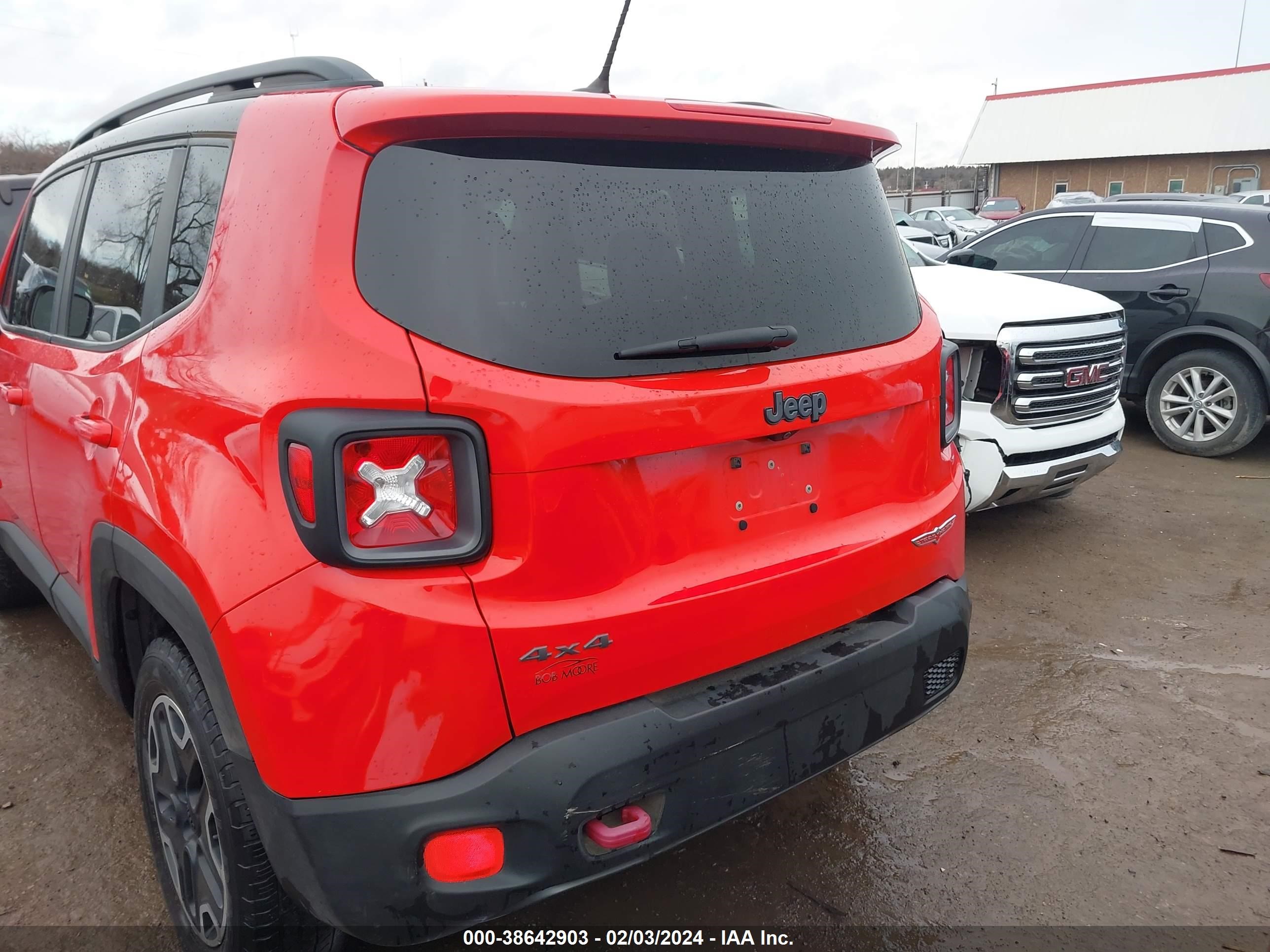 2017 Jeep Renegade Trailhawk 4X4 vin: ZACCJBCB5HPF70259