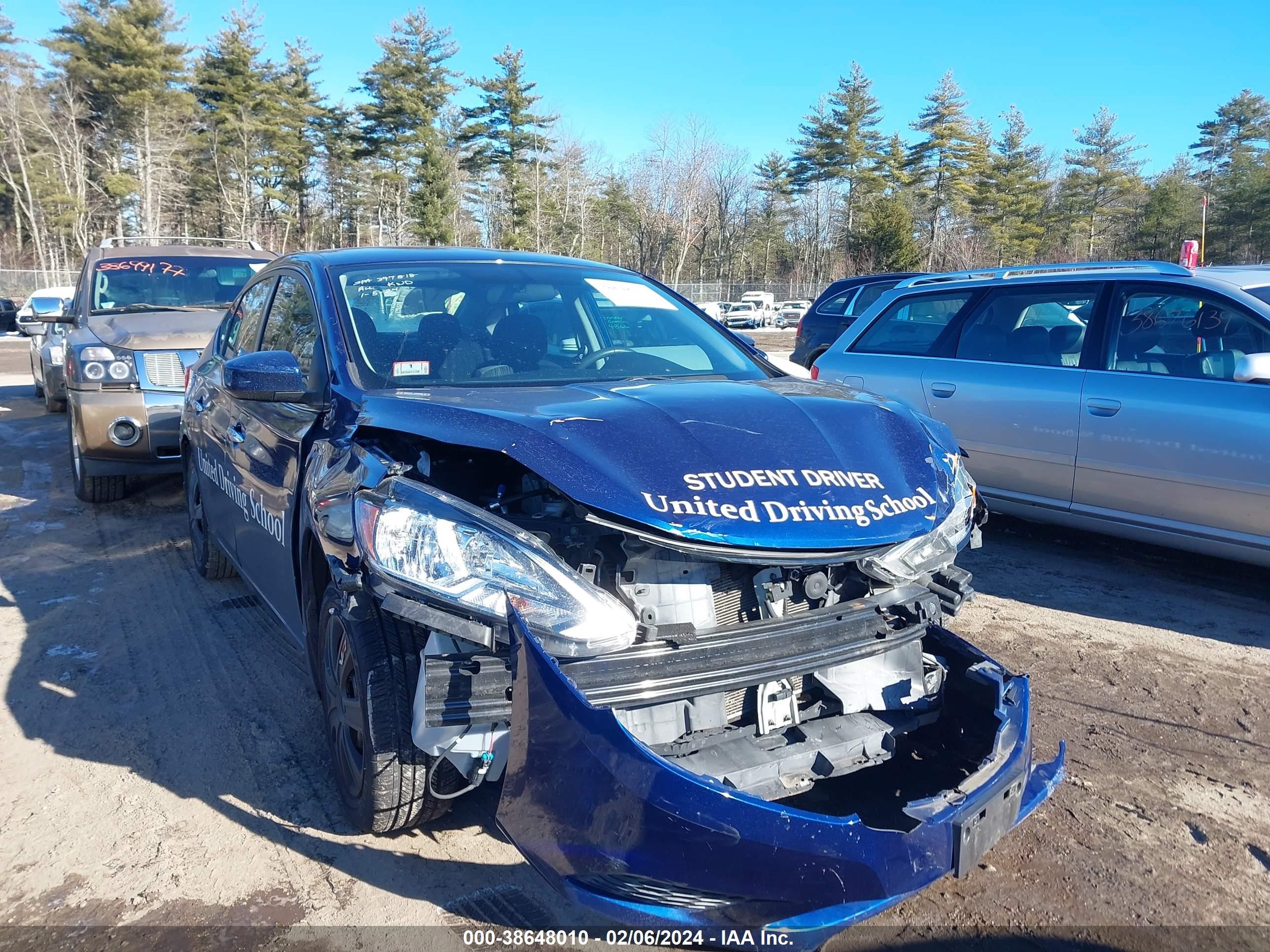 2017 Nissan Sentra Sv vin: 3N1AB7APXHL657649