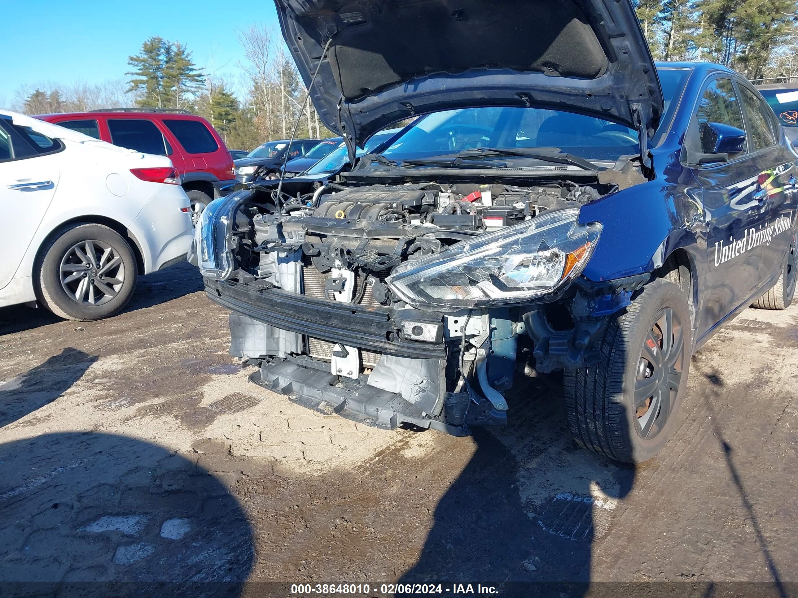 2017 Nissan Sentra Sv vin: 3N1AB7APXHL657649