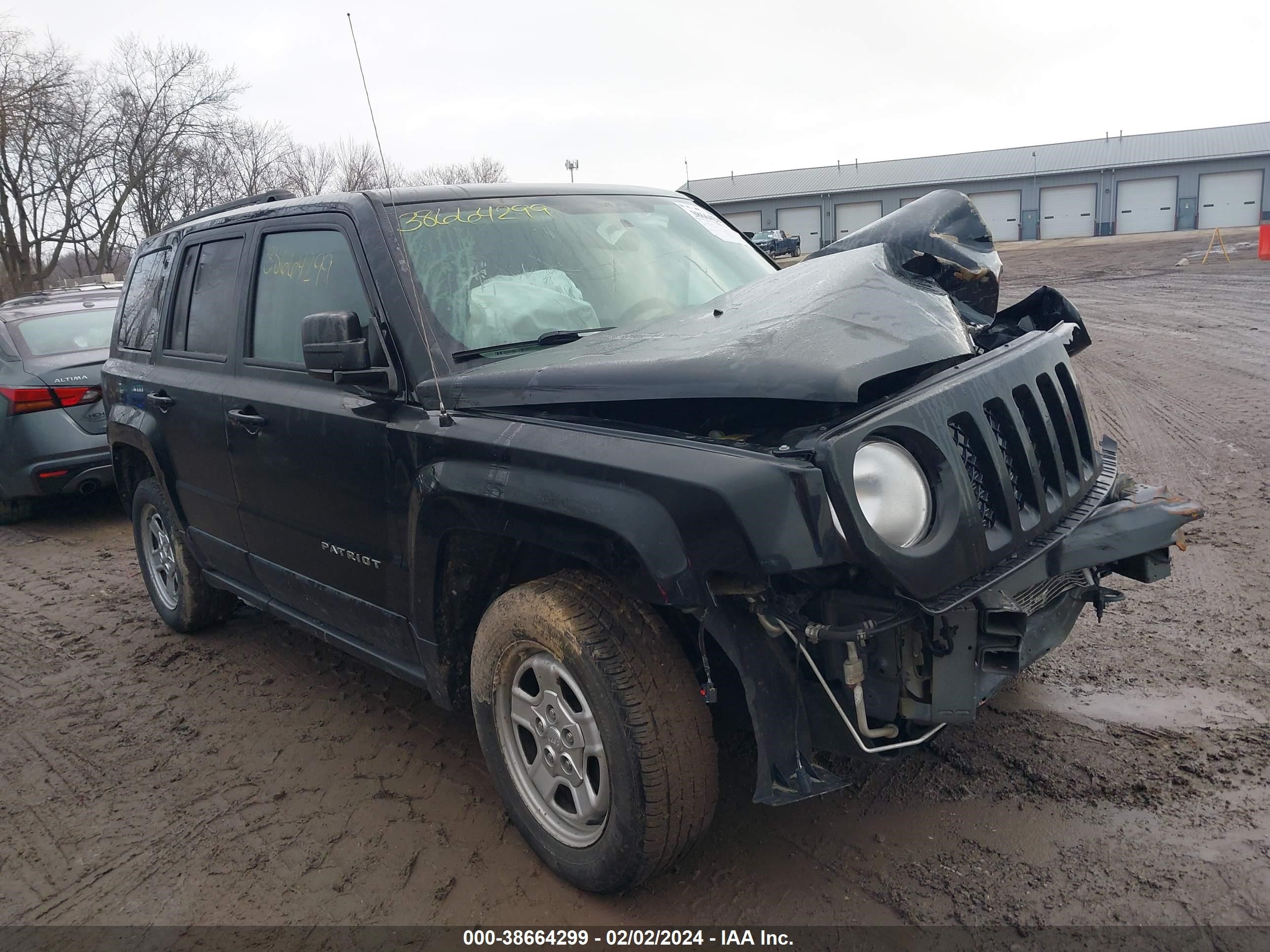 2015 Jeep Patriot Sport vin: 1C4NJPBB2FD387758