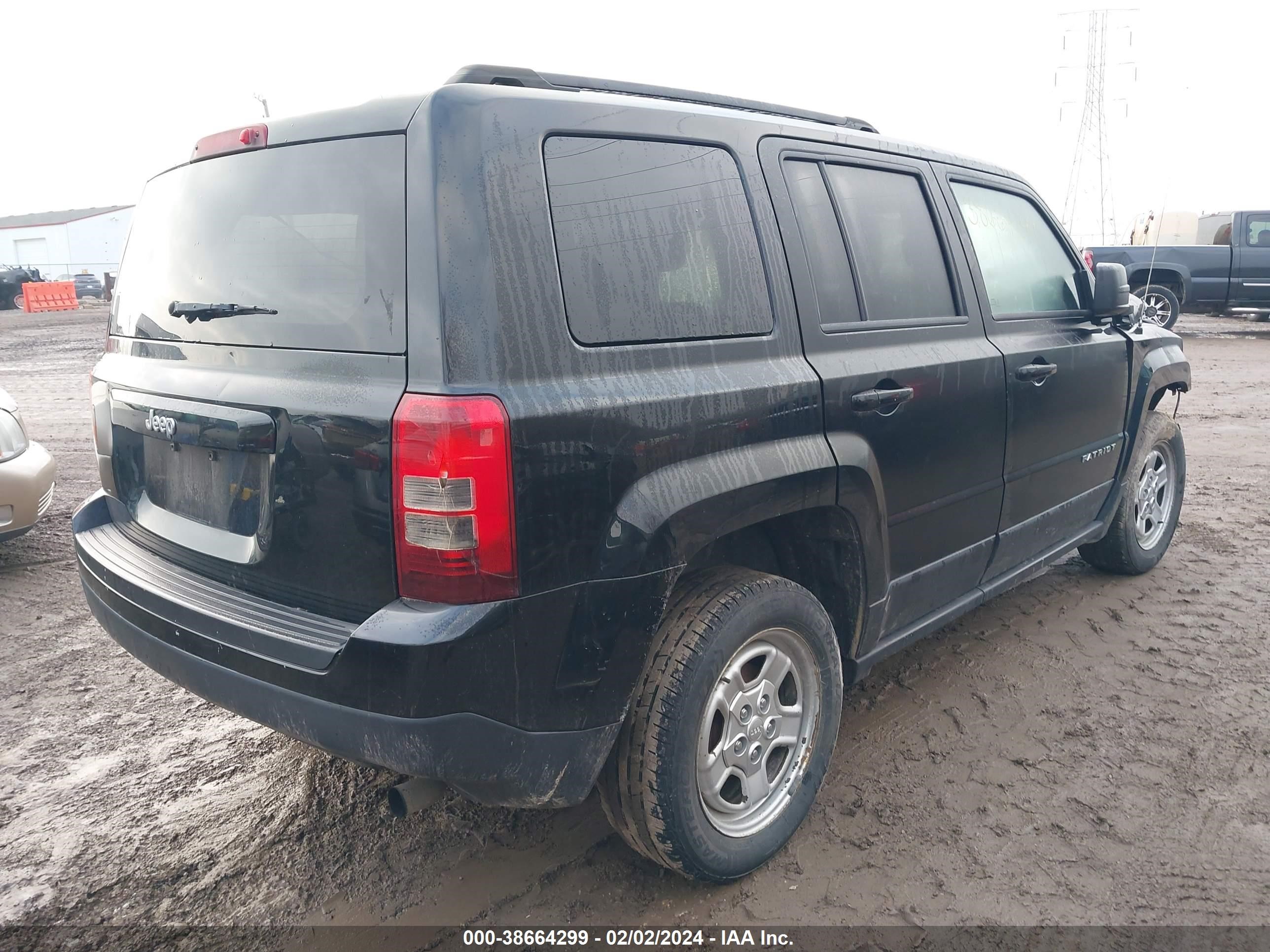 2015 Jeep Patriot Sport vin: 1C4NJPBB2FD387758