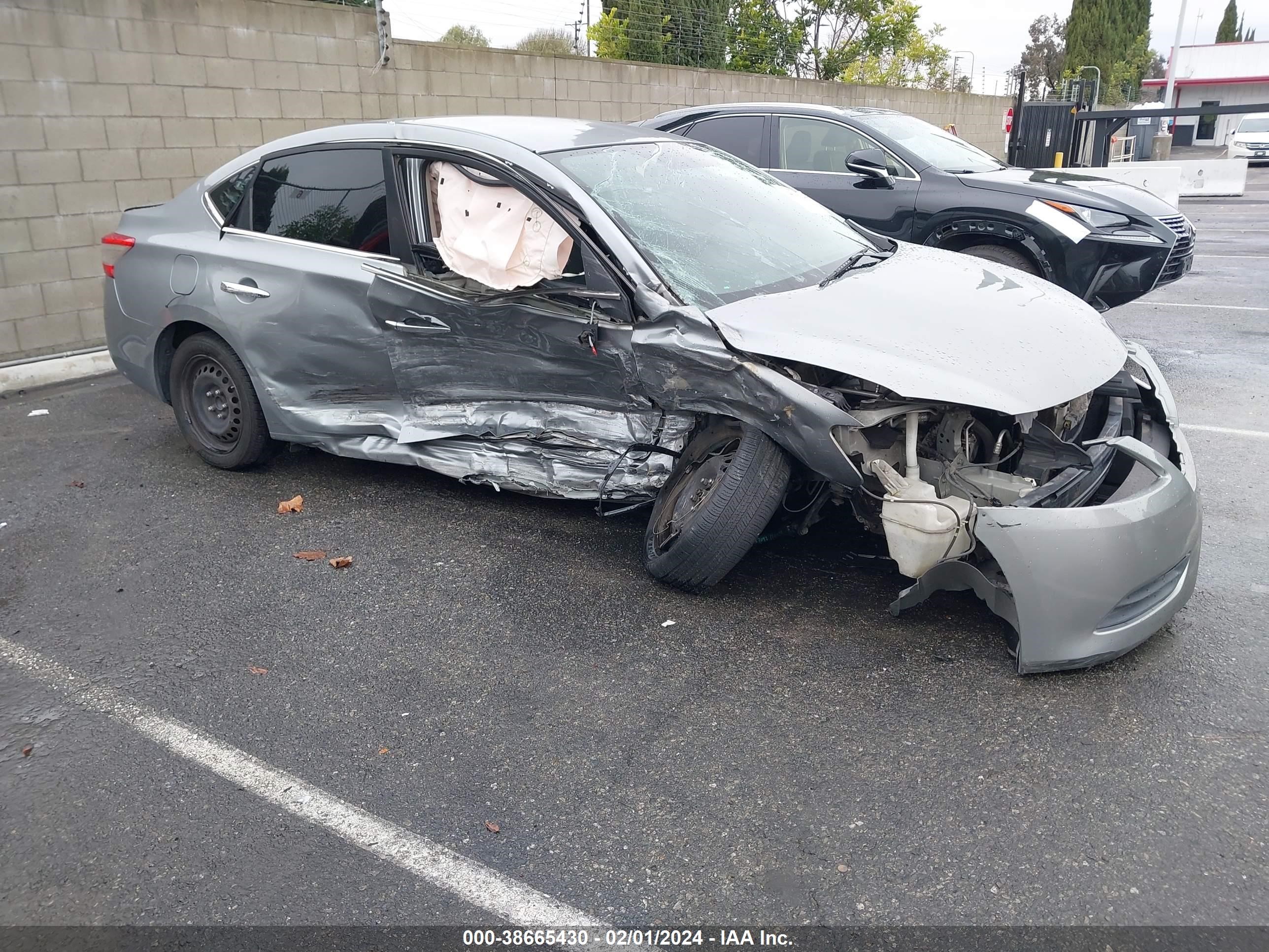 2014 Nissan Sentra Sv vin: 3N1AB7AP0EY332796