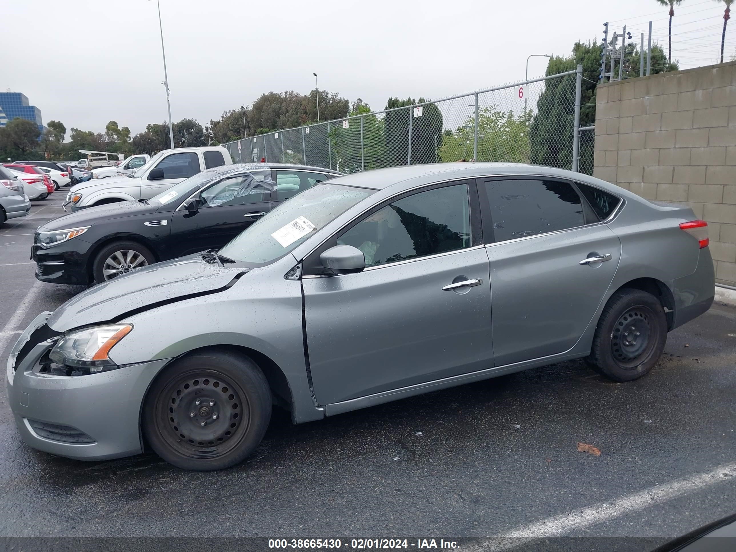 2014 Nissan Sentra Sv vin: 3N1AB7AP0EY332796