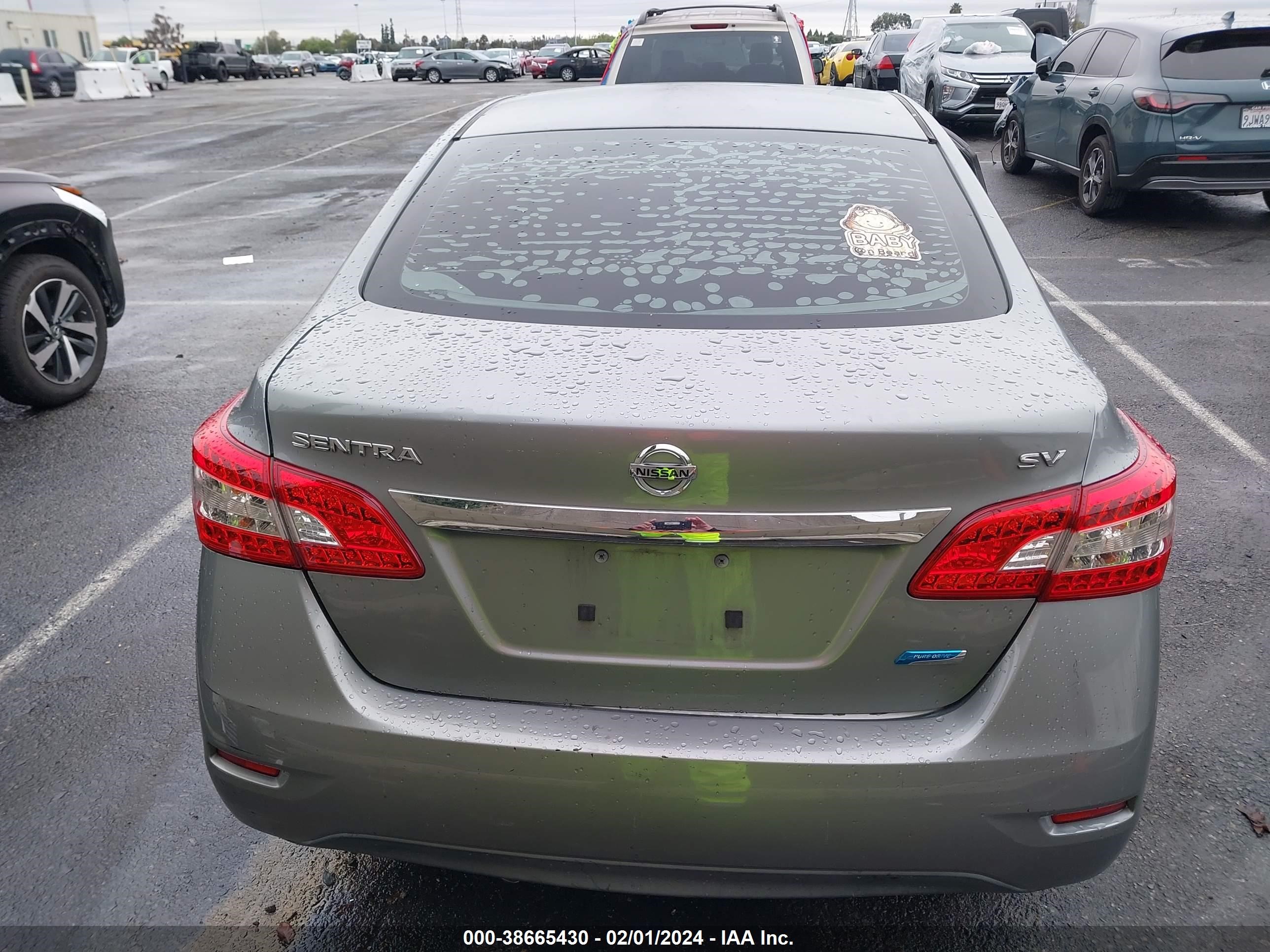 2014 Nissan Sentra Sv vin: 3N1AB7AP0EY332796