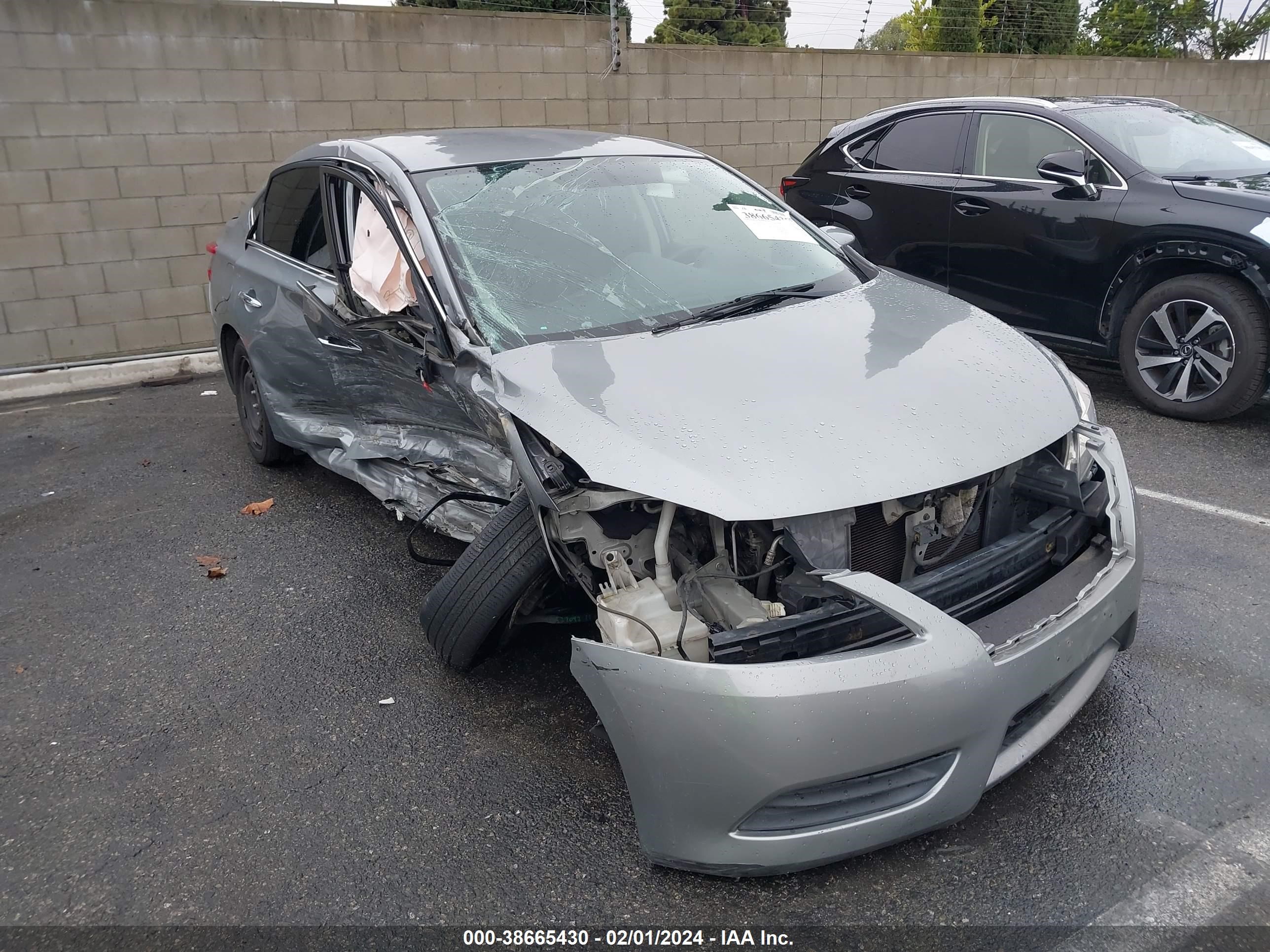 2014 Nissan Sentra Sv vin: 3N1AB7AP0EY332796