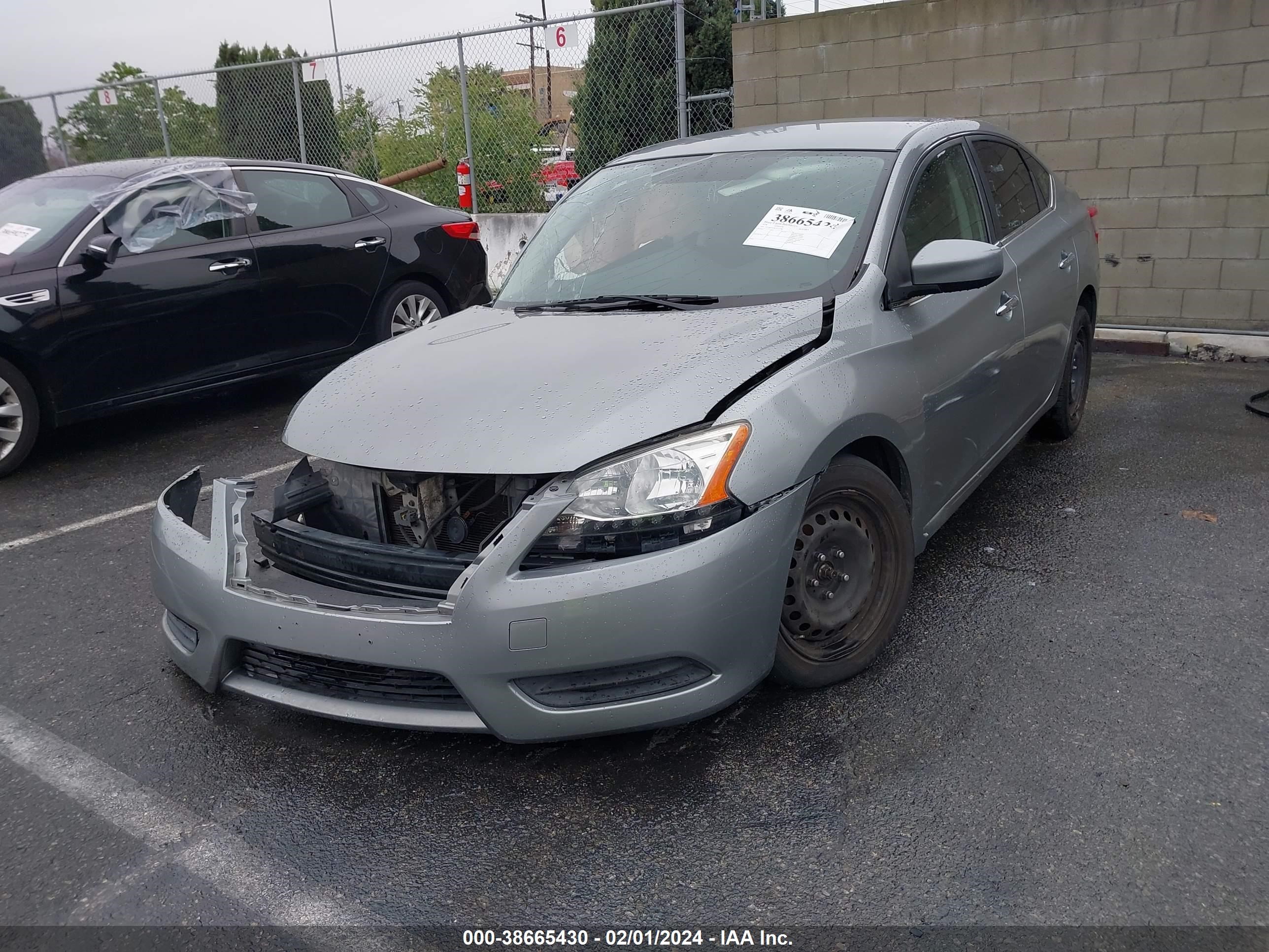 2014 Nissan Sentra Sv vin: 3N1AB7AP0EY332796