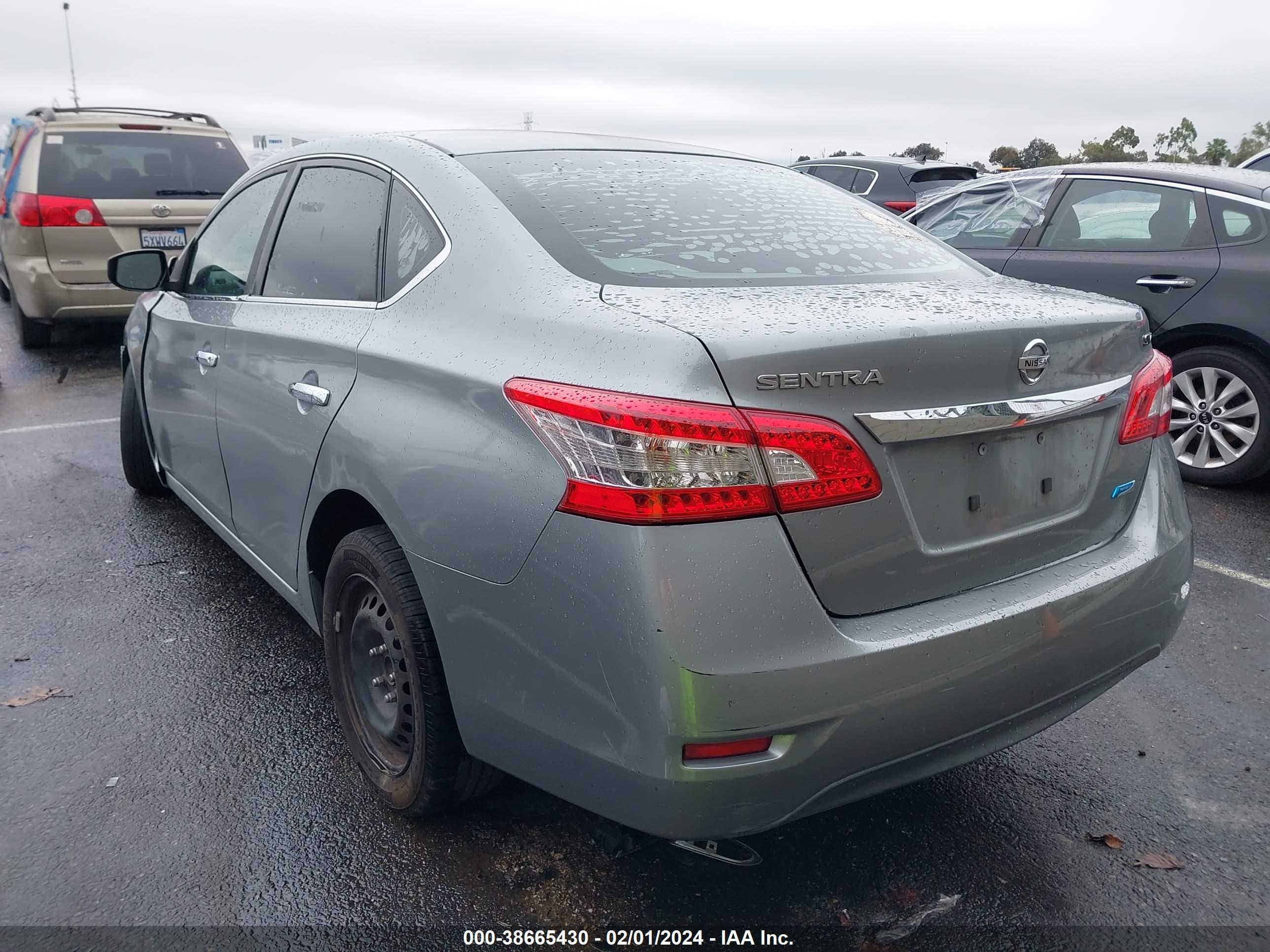 2014 Nissan Sentra Sv vin: 3N1AB7AP0EY332796