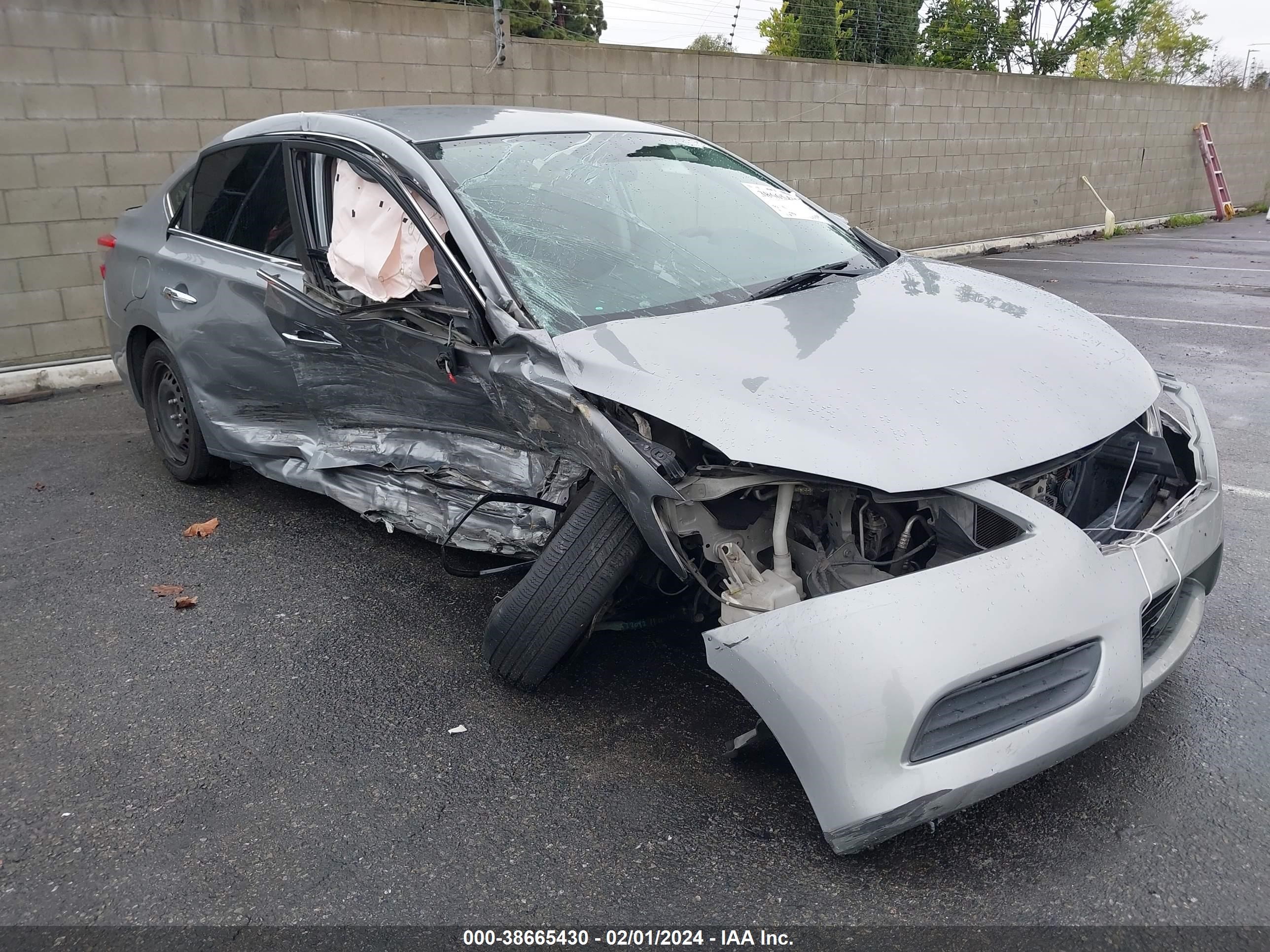 2014 Nissan Sentra Sv vin: 3N1AB7AP0EY332796