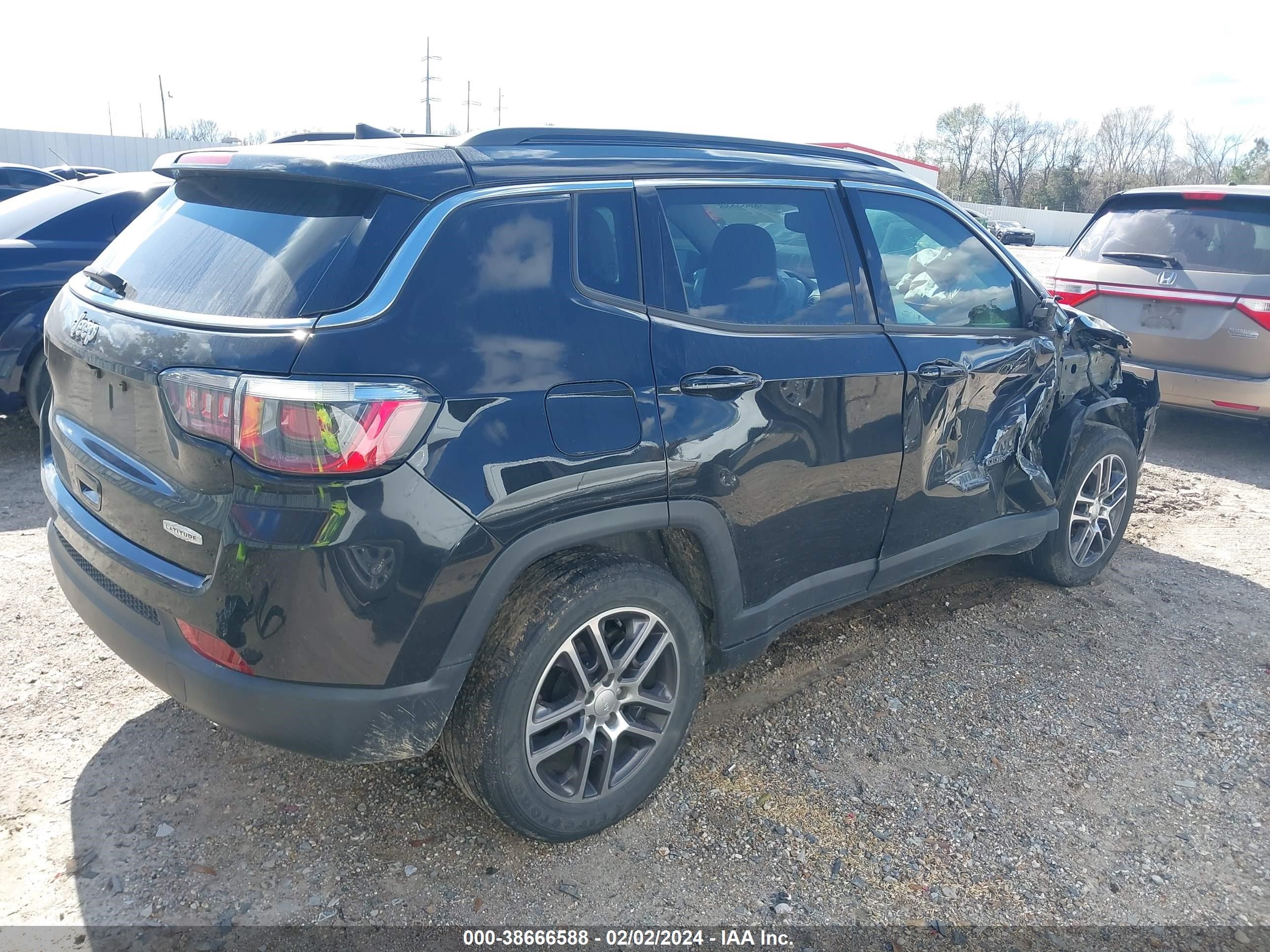 2019 Jeep Compass Sun And Wheel Fwd vin: 3C4NJCBB8KT743482