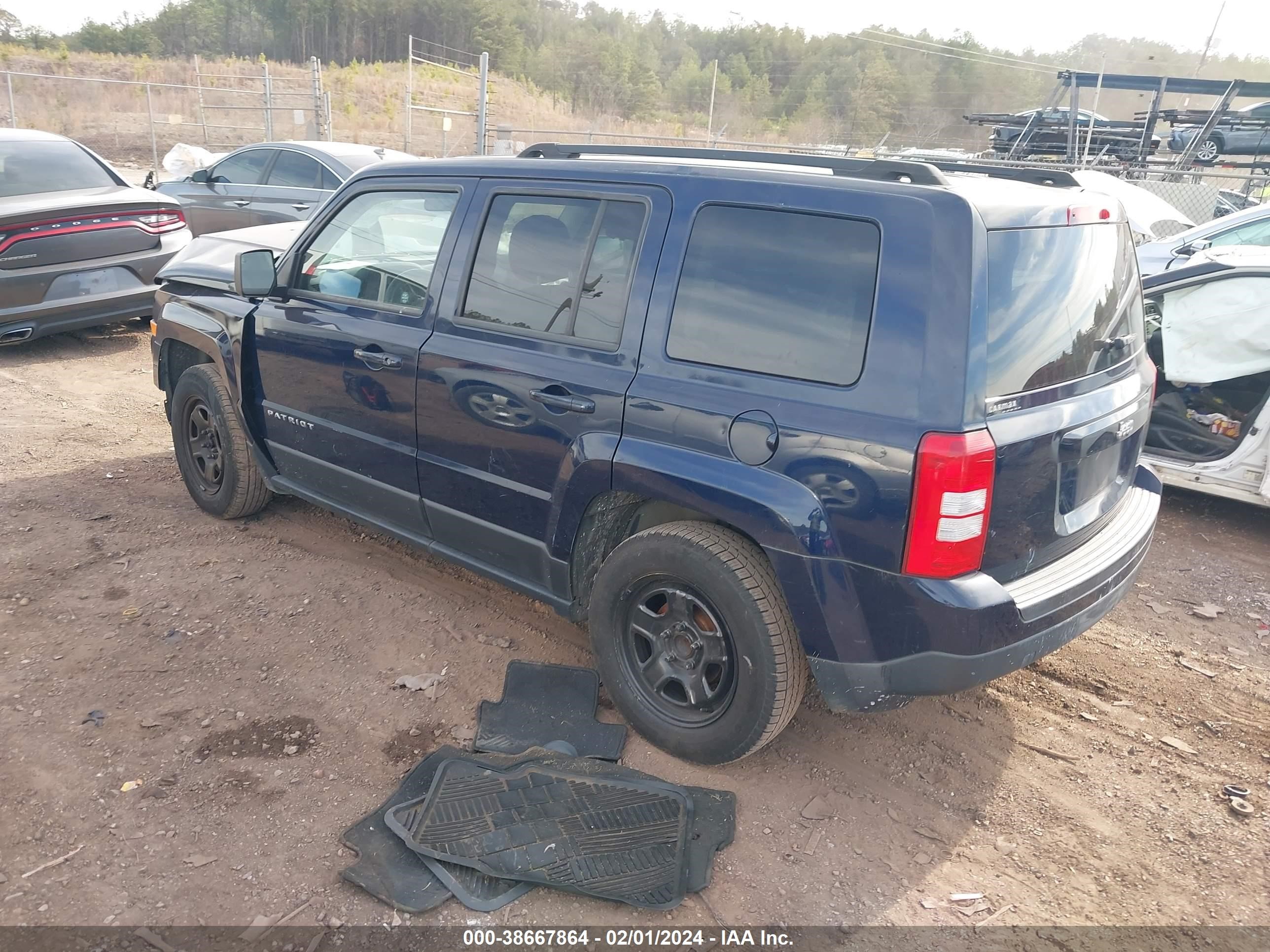 2015 Jeep Patriot Sport vin: 1C4NJPBAXFD124179