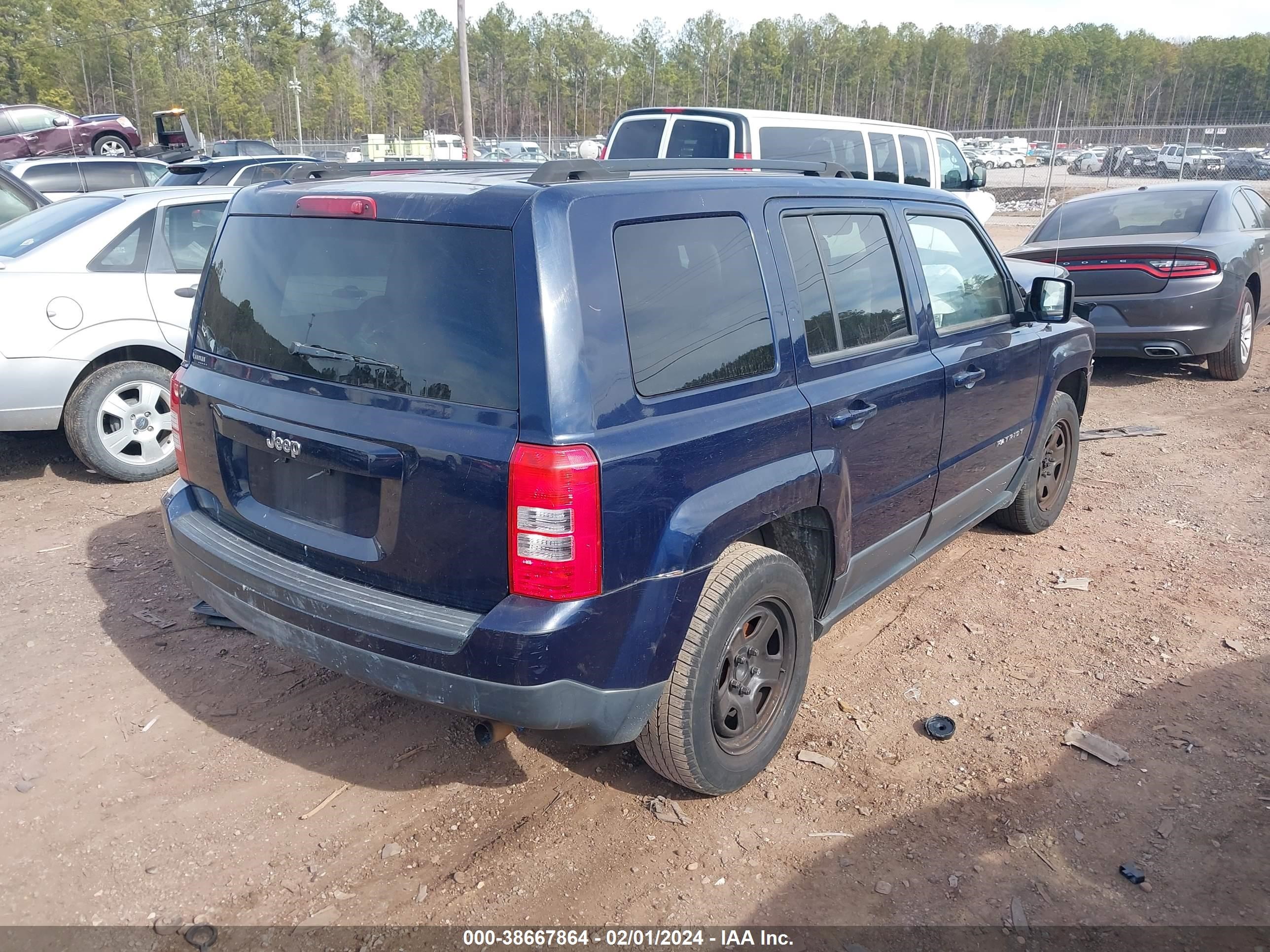 2015 Jeep Patriot Sport vin: 1C4NJPBAXFD124179