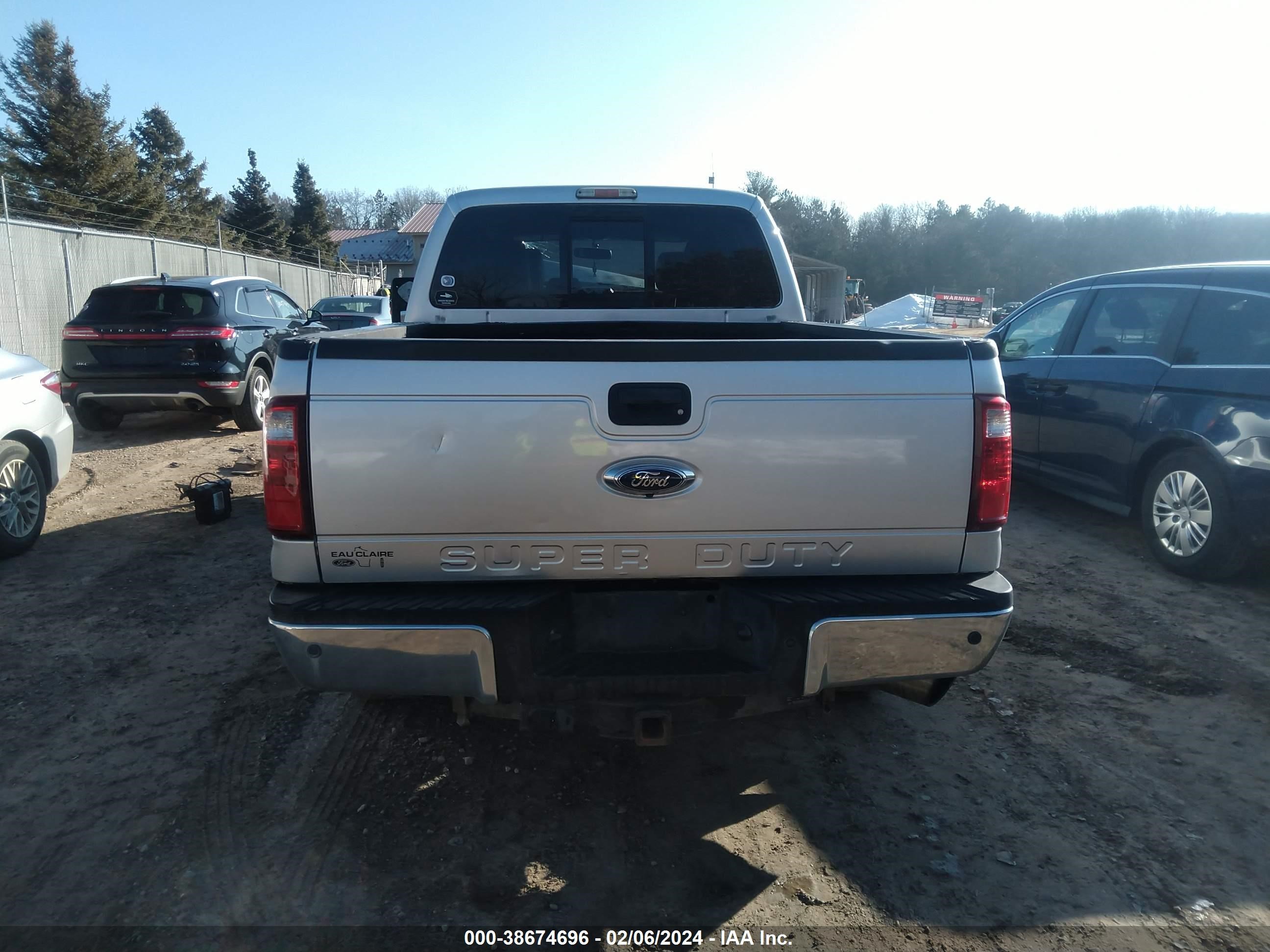 2013 Ford F-250 Lariat vin: 1FT7W2BT6DEA11741