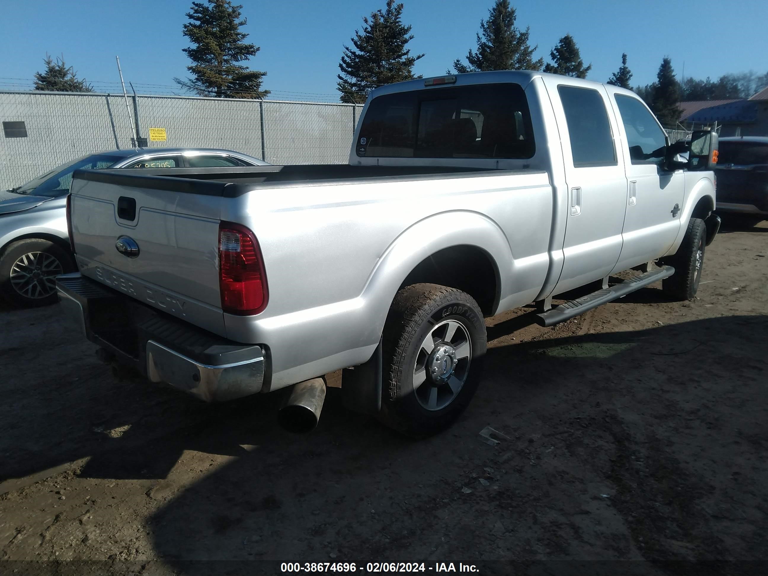 2013 Ford F-250 Lariat vin: 1FT7W2BT6DEA11741