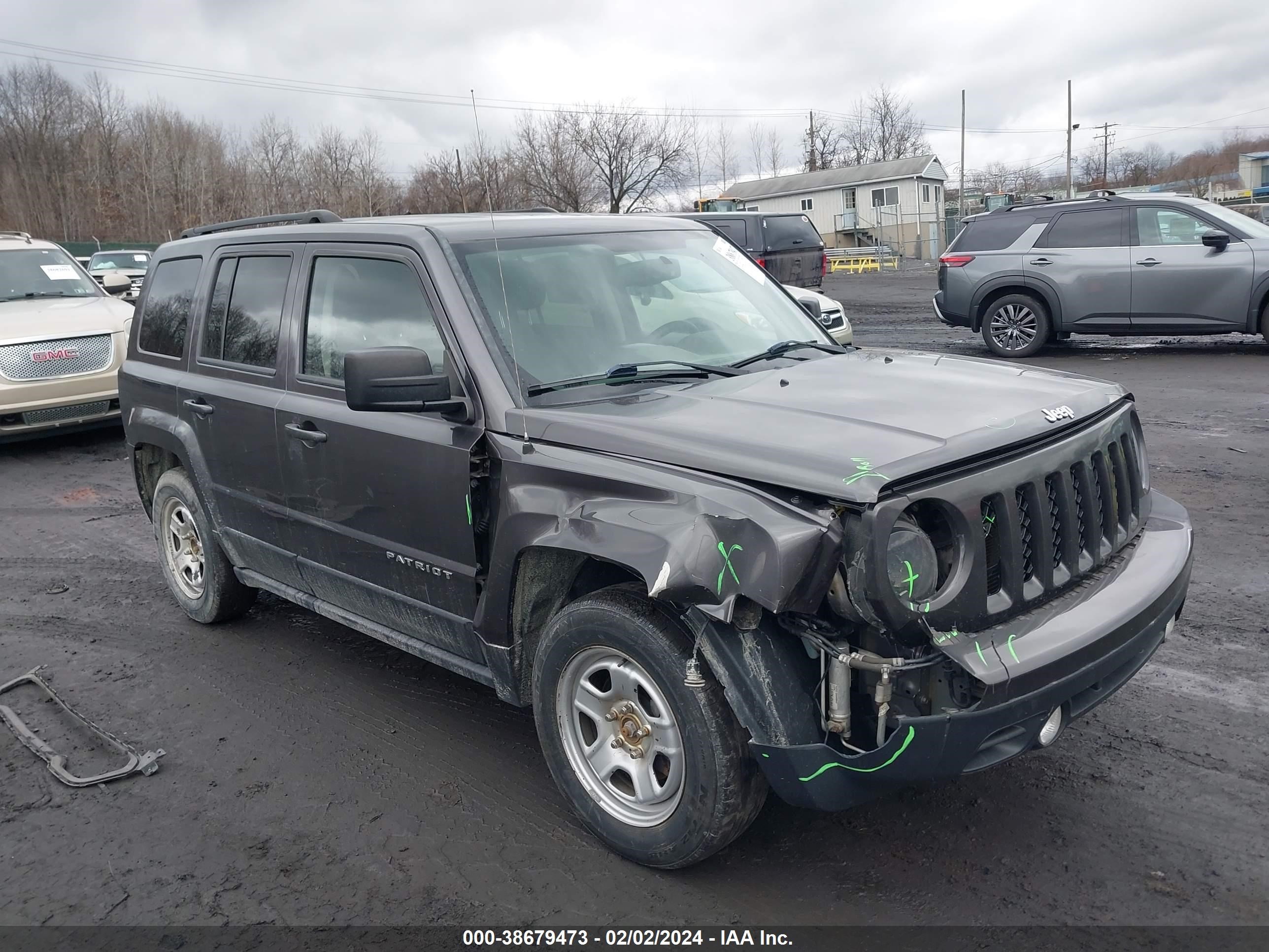 2014 Jeep Patriot Sport vin: 1C4NJPBA4ED887488