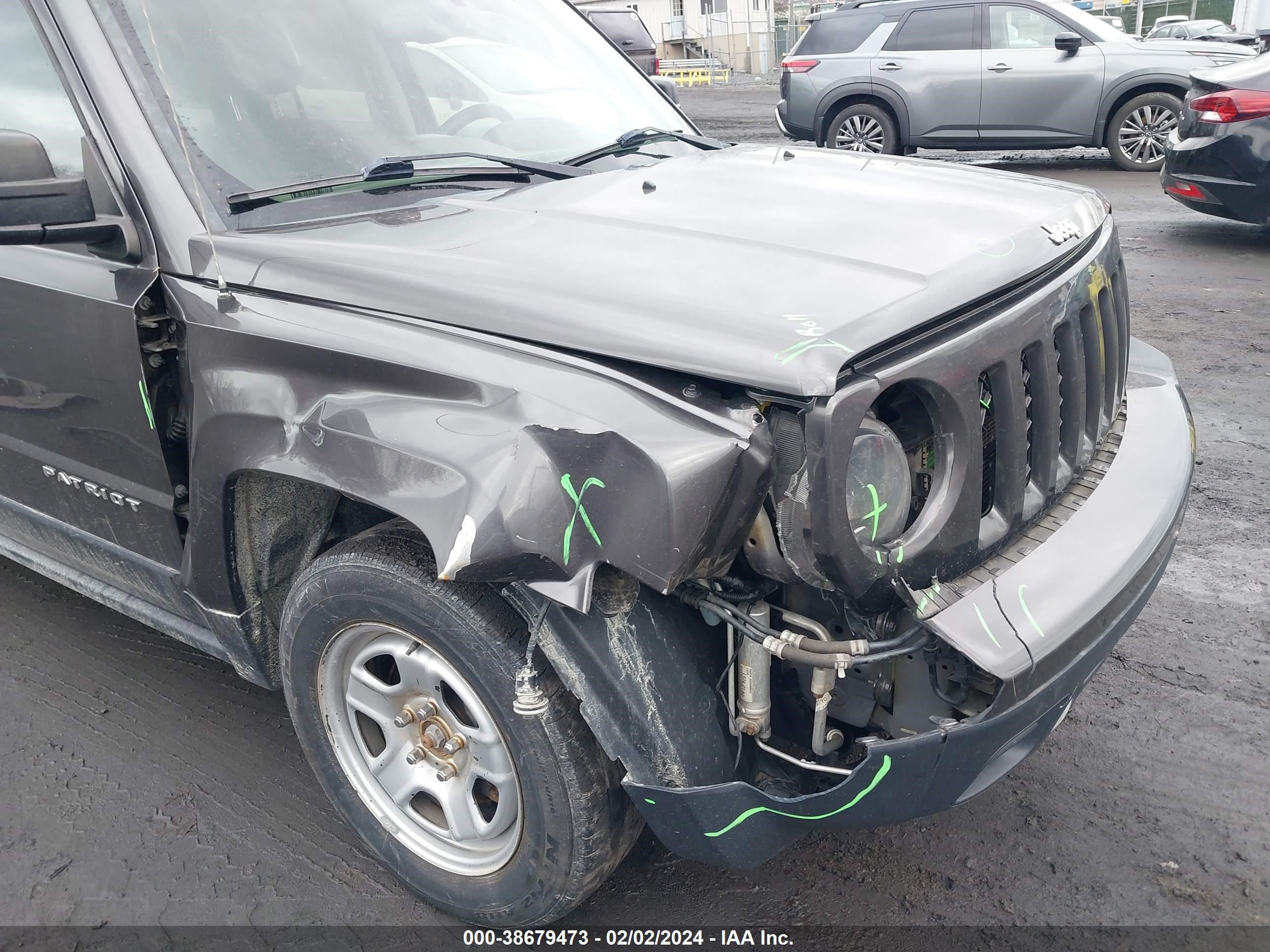 2014 Jeep Patriot Sport vin: 1C4NJPBA4ED887488