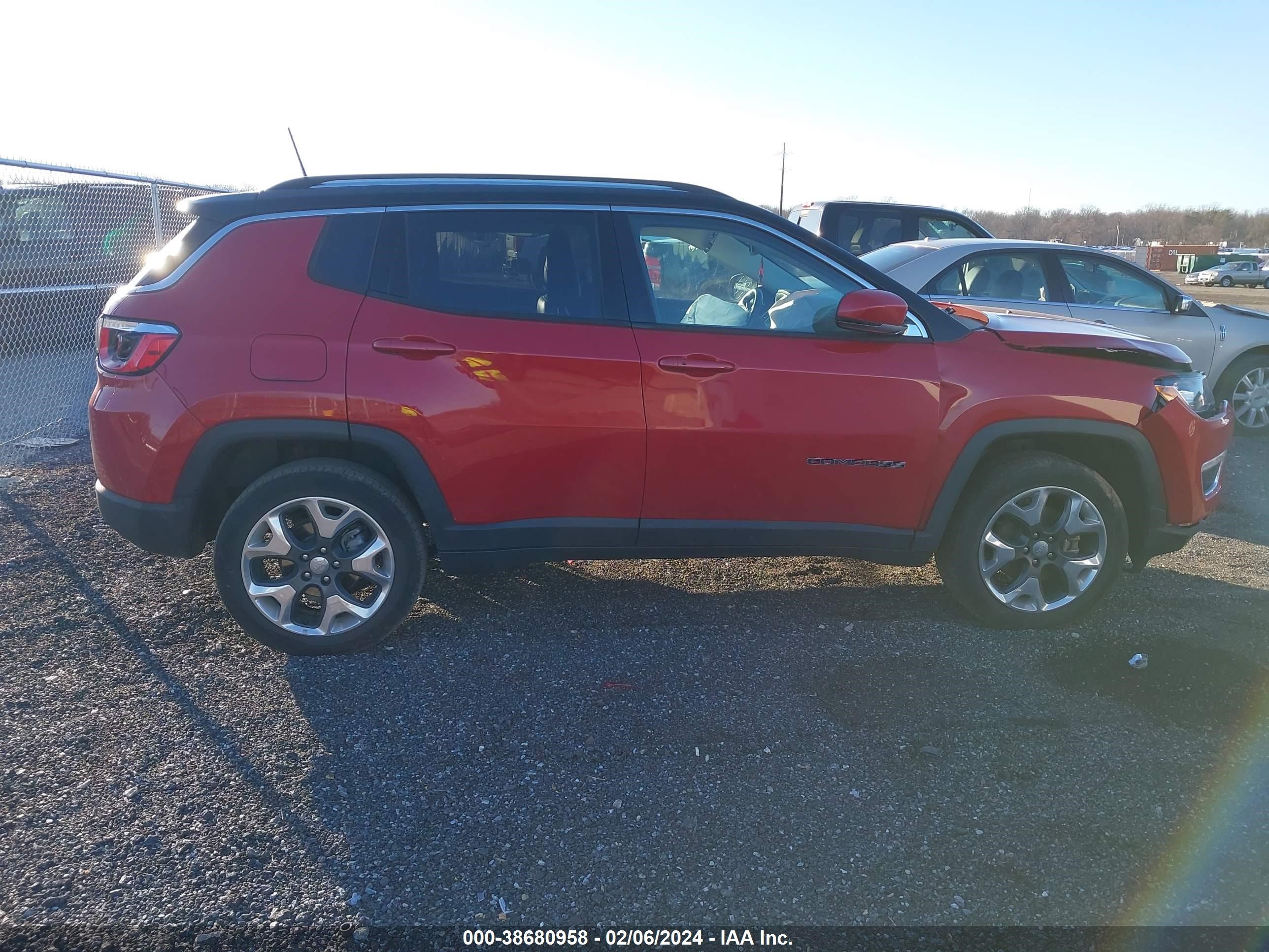 2018 Jeep Compass Limited 4X4 vin: 3C4NJDCBXJT437046