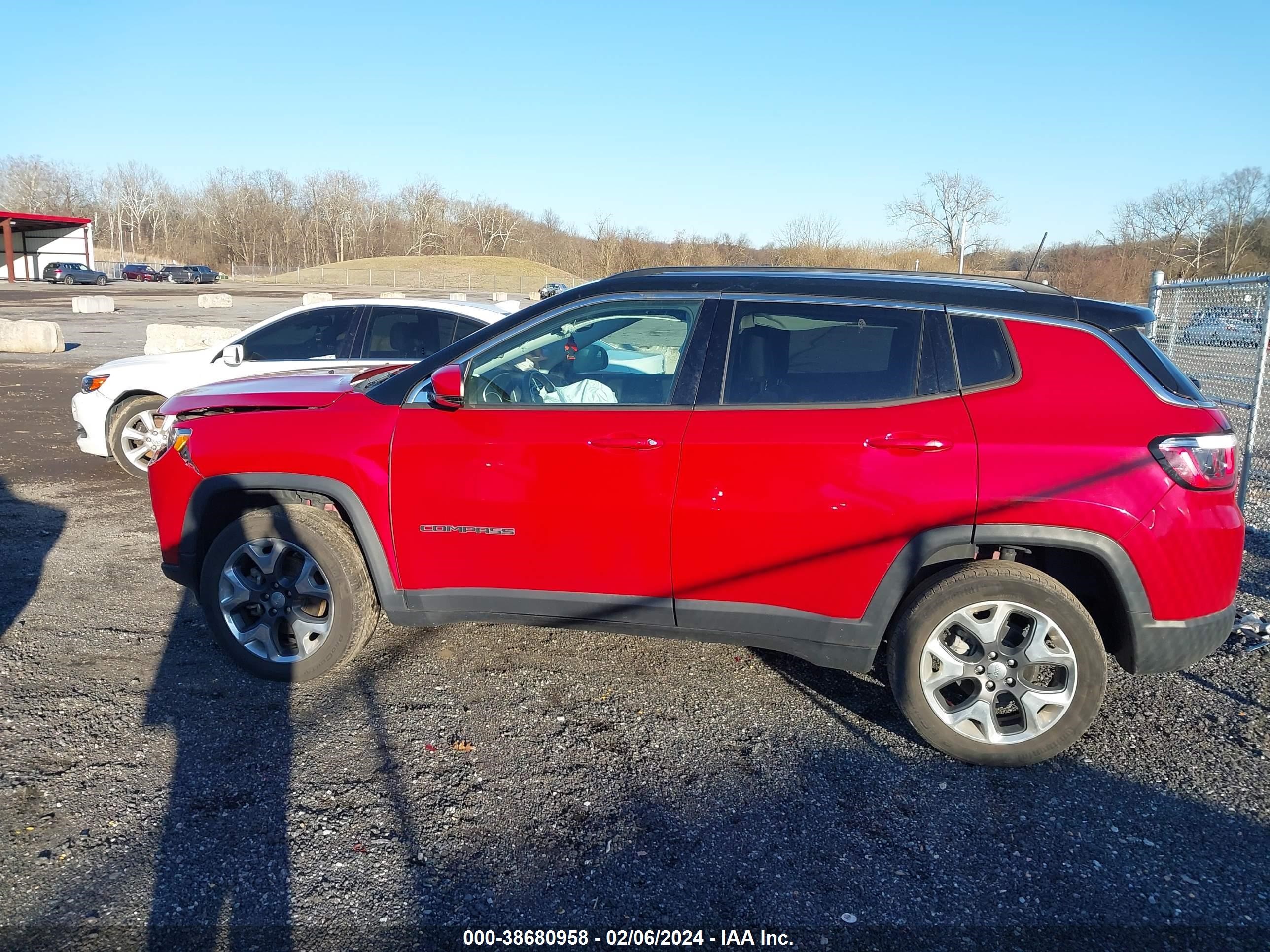 2018 Jeep Compass Limited 4X4 vin: 3C4NJDCBXJT437046