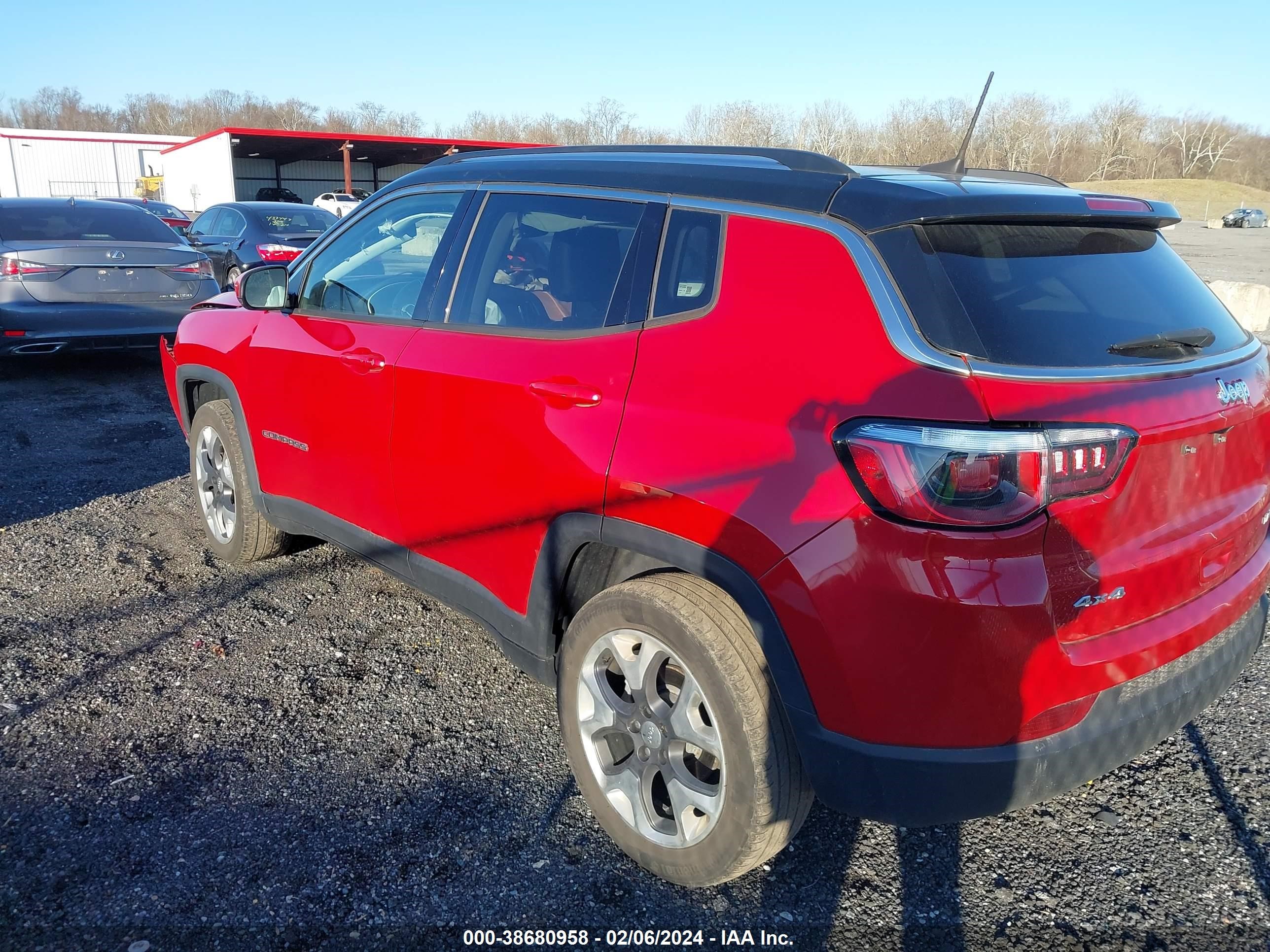 2018 Jeep Compass Limited 4X4 vin: 3C4NJDCBXJT437046