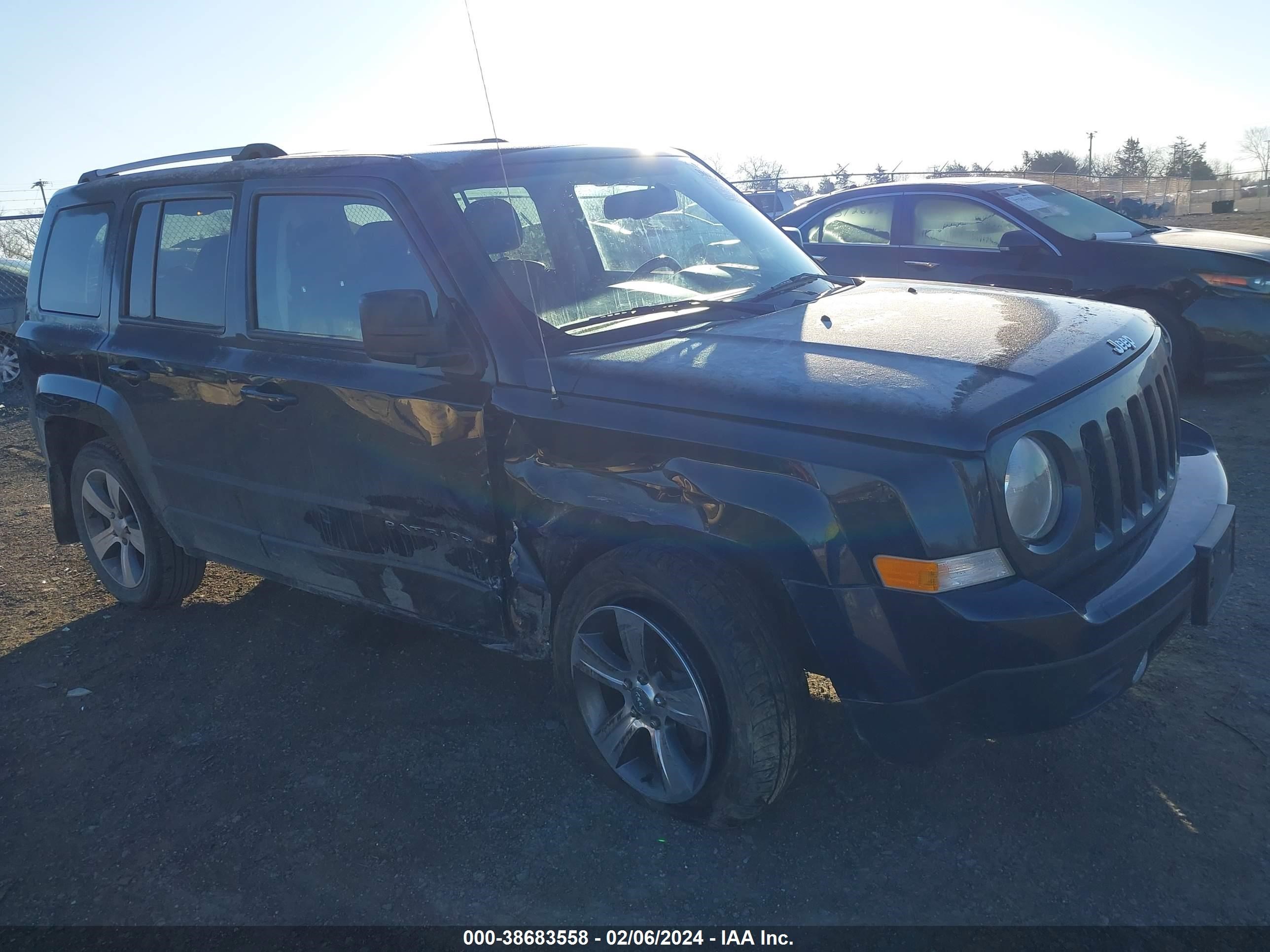 2017 Jeep Patriot High Altitude Fwd vin: 1C4NJPFAXHD130870