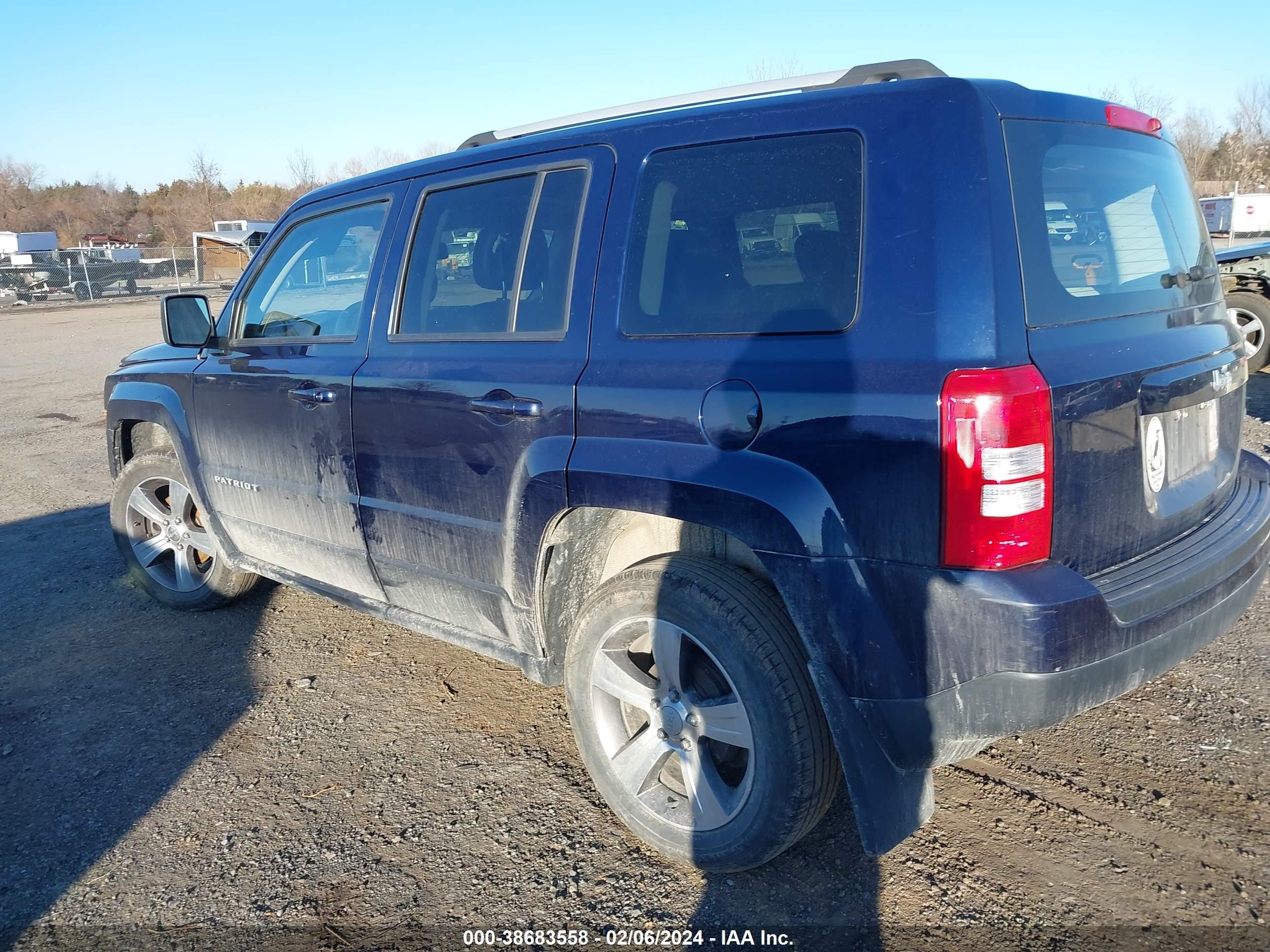 2017 Jeep Patriot High Altitude Fwd vin: 1C4NJPFAXHD130870